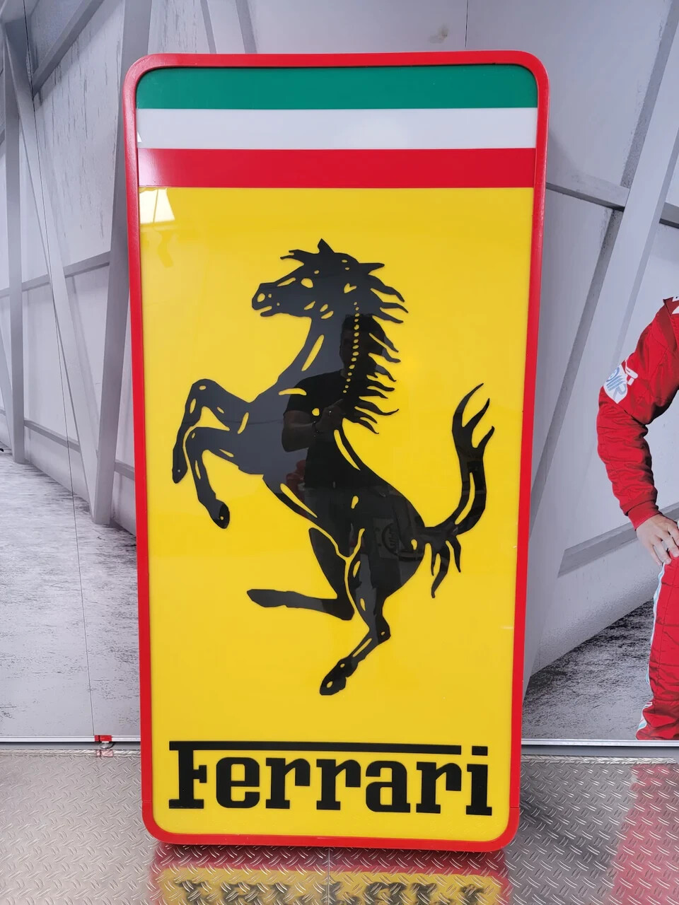 1998 Ferrari XL official dealership illuminated sign 1998 Ferrari XL official dealership illuminated sign