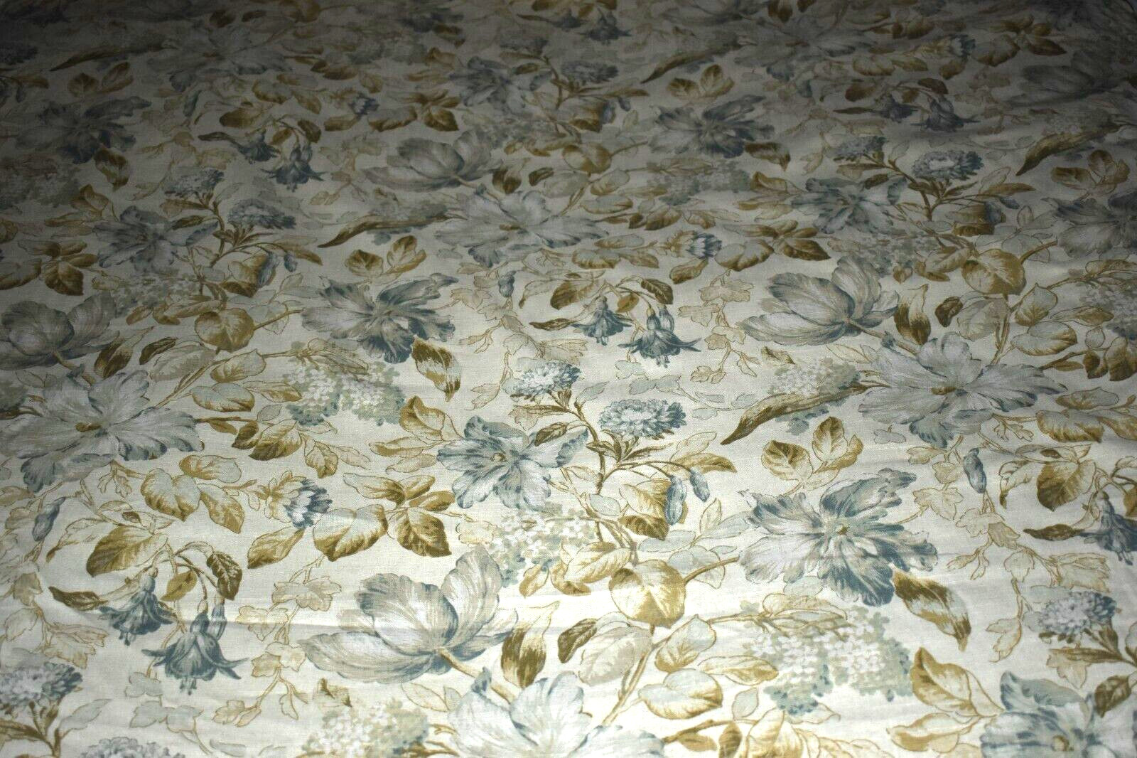 Vintage Authentic RAYMOND WAITES Mill Creek Alondra Floral Linen Fabric 2 Yards Vintage Authentic RAYMOND WAITES Mill Creek Alondra Floral Linen Fabric 2 Yards