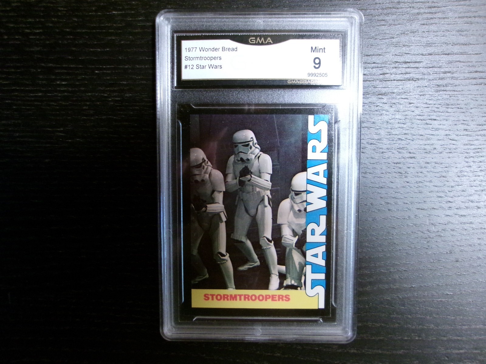 1977 STAR WARS Wonder Bread #12 Stormtroopers GMA 9 (PSA 9/APR $3,200) MINT 💎