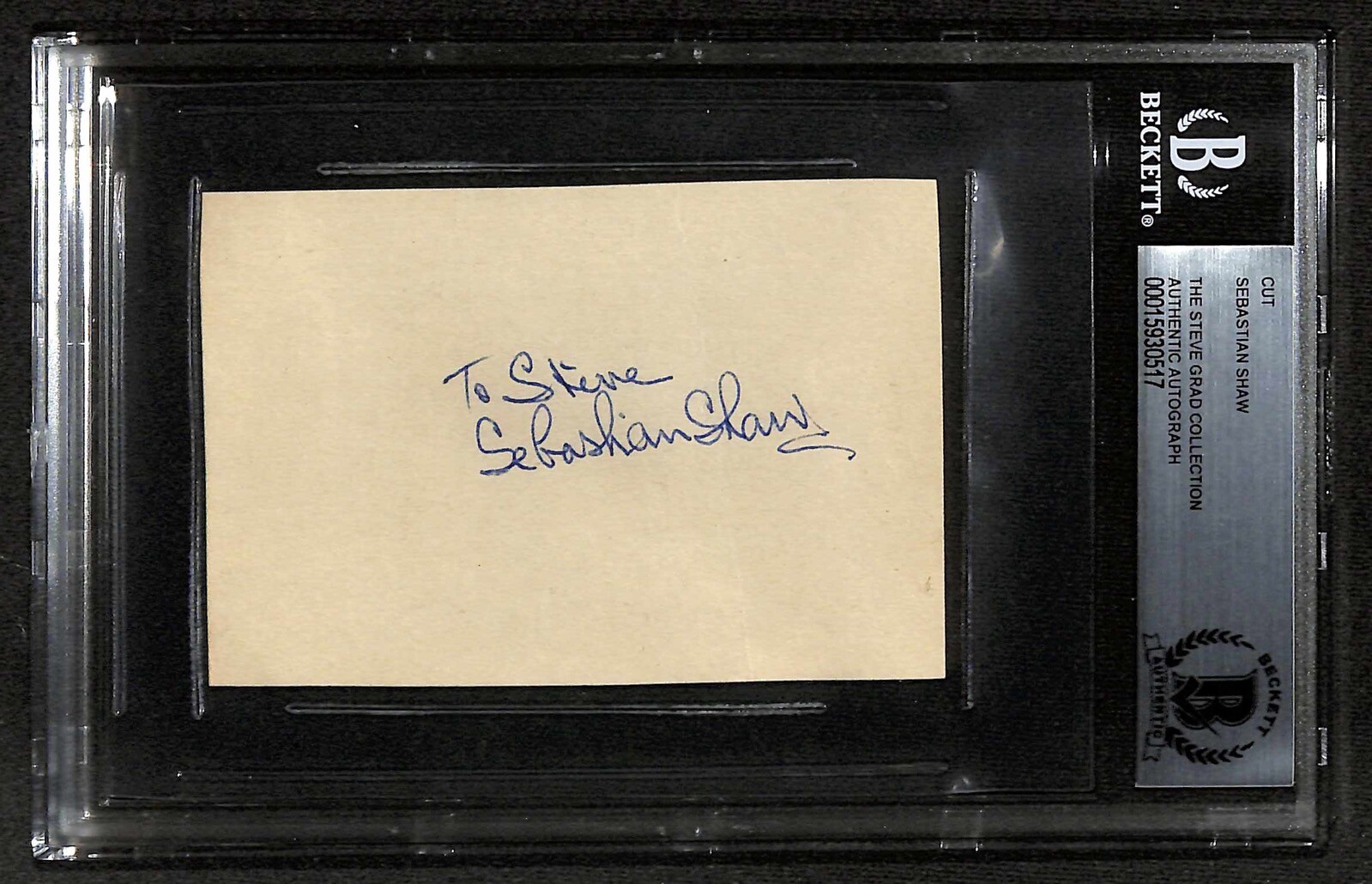 Sebastian Shaw Unmasked Darth Vader Signed Vintage Autograph Card BECKETT Sebastian Shaw Unmasked Darth Vader Signed Vintage Autograph Card BECKETT