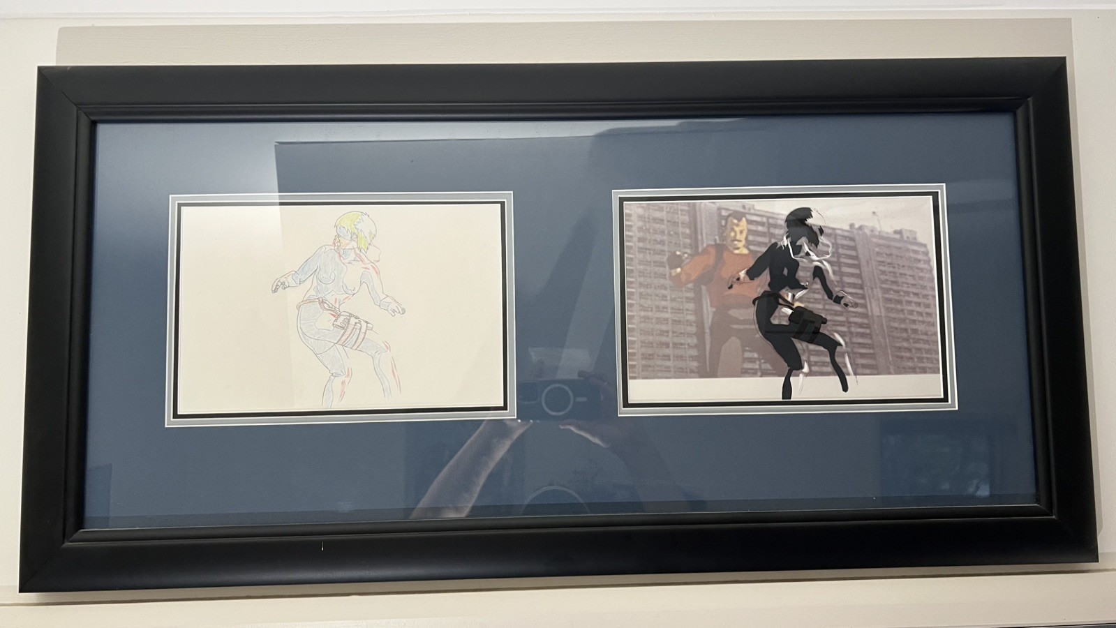 Ghost In The Shell Movie Original production animation Cel with pencil art