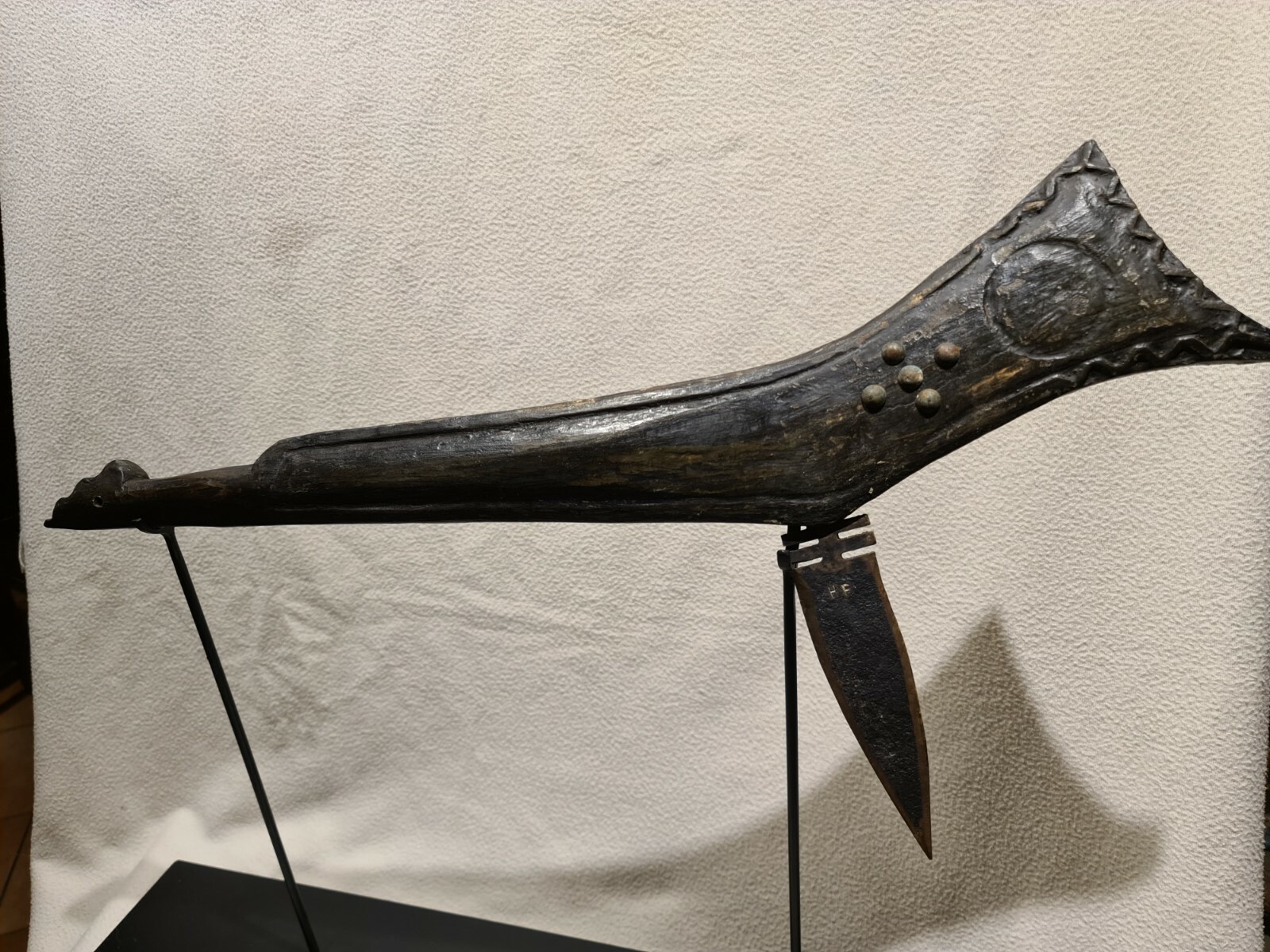 Native american gun stock antique from private collection, c.a. 1850/1870 Native american gun stock antique from private collection, c.a. 1850/1870