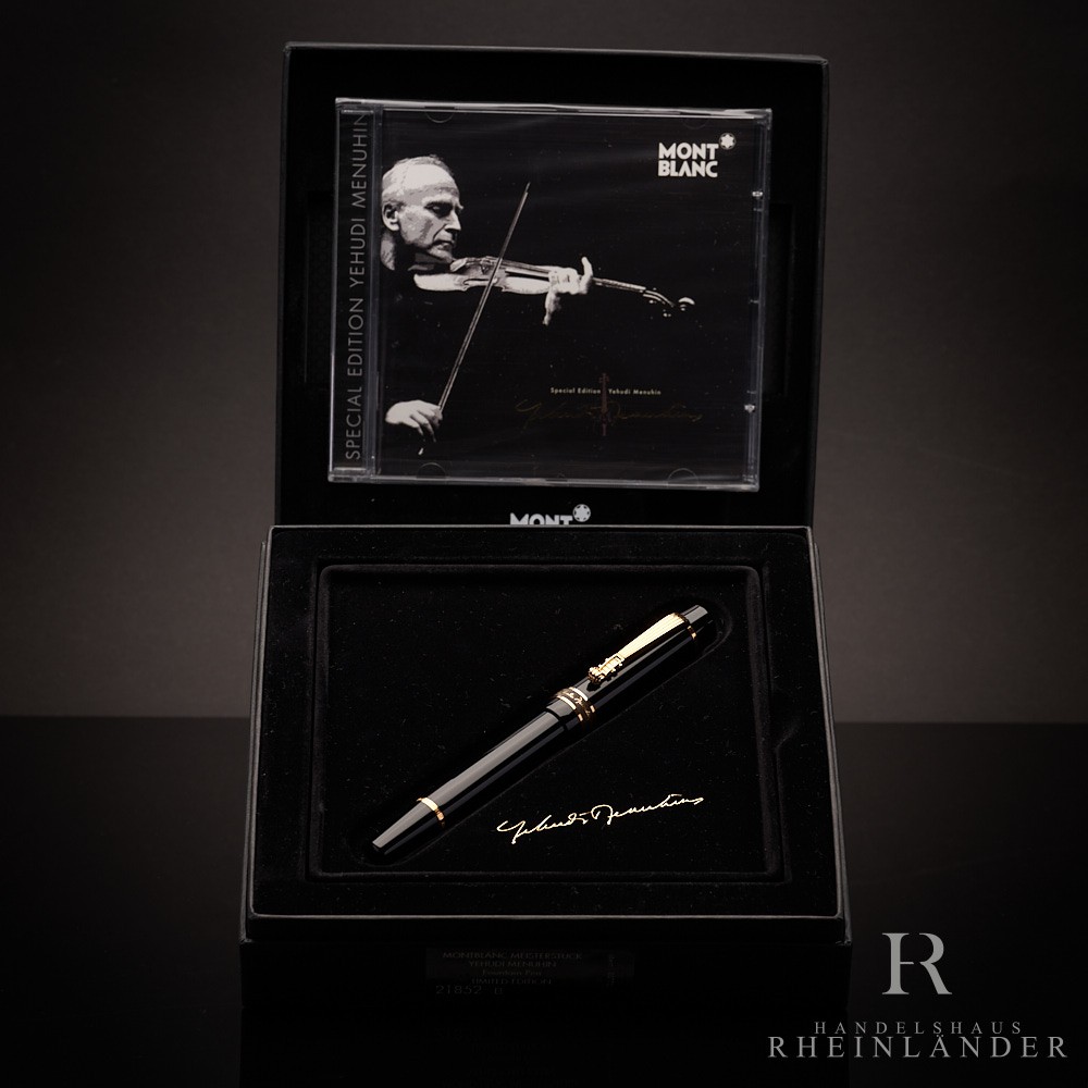 Montblanc Donation Pen 2000 Special Edition Yehudi Menuhin Fountain Pen OVP
