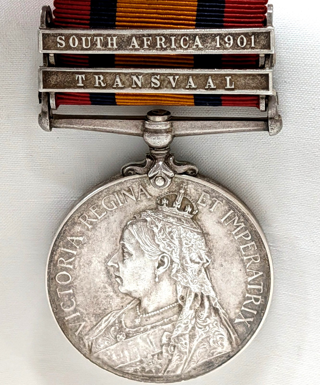 Died of Disease 1901 Boer War medal Trooper Cox 1st Imperial Light Horse pre WW1