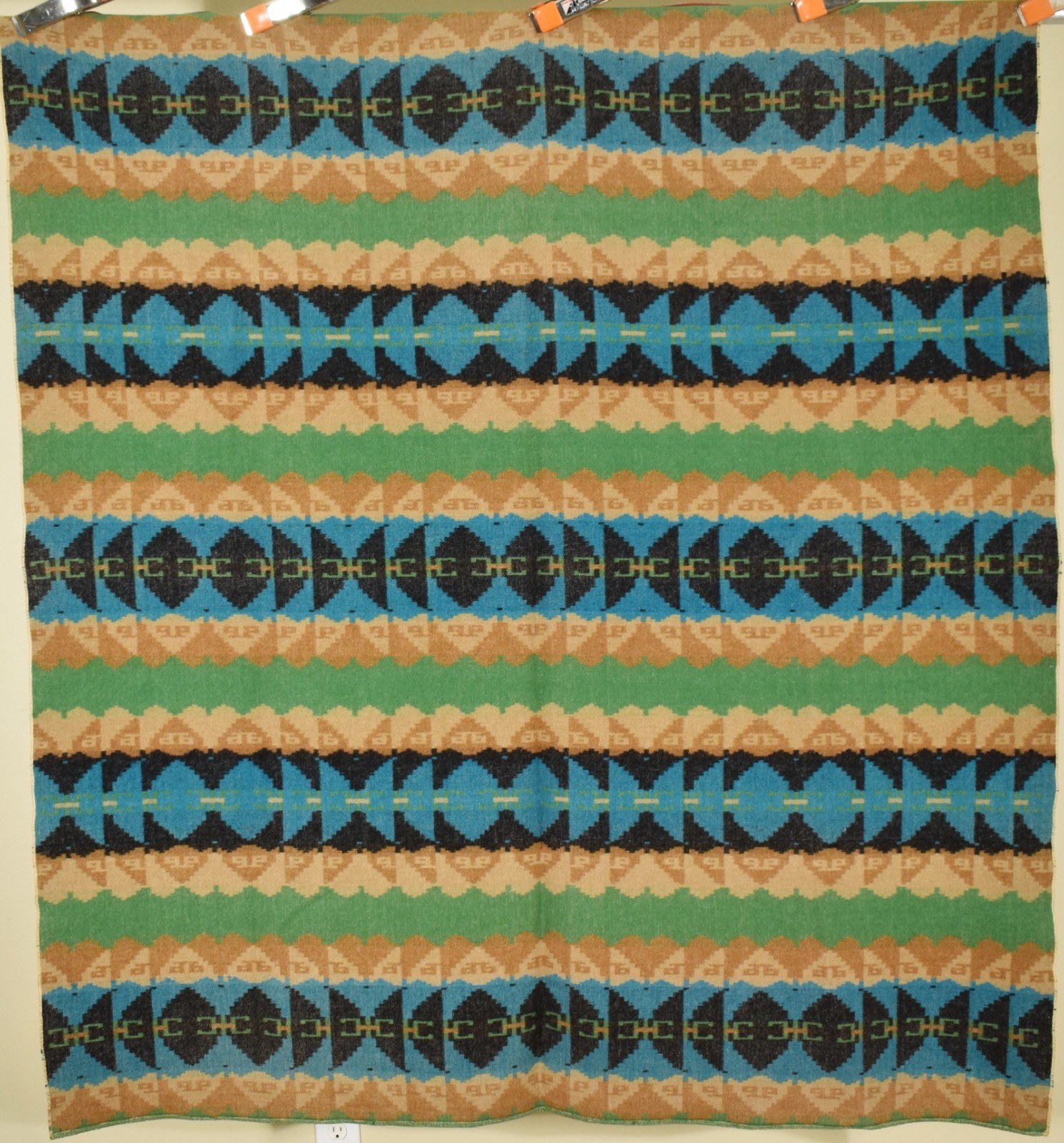 MUSEUM QUALITY Vintage Wool 1910's Oregon City Antique Camp Indian Blanket MUSEUM QUALITY Vintage Wool 1910's Oregon City Antique Camp Indian Blanket