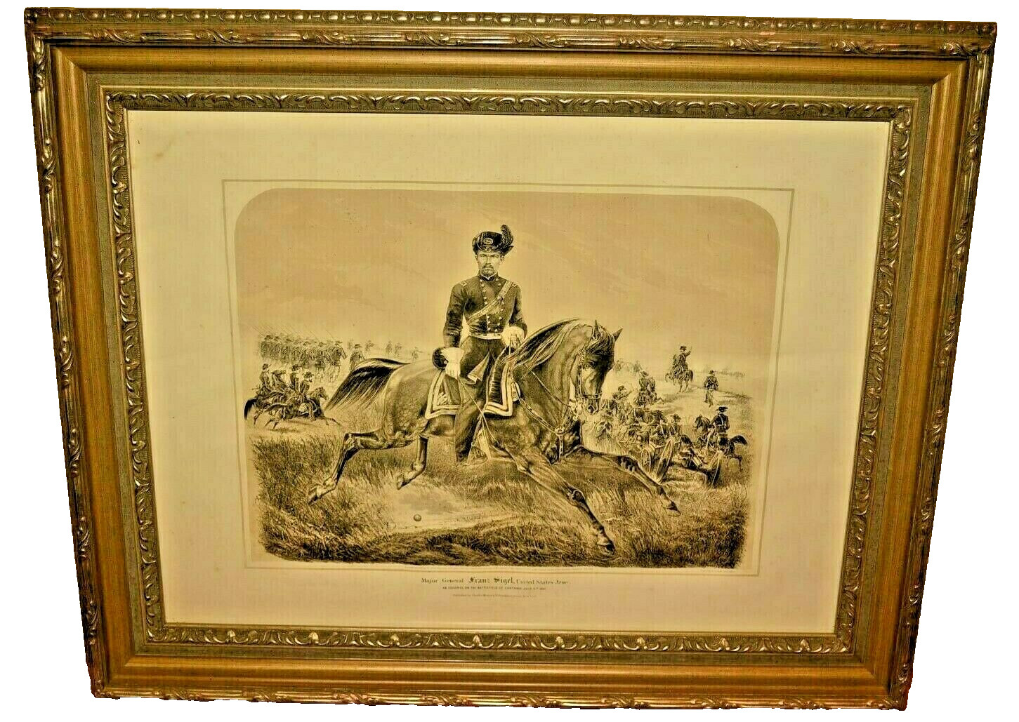 CHARLES MAGNUS Original Military Battle Portrait Landscape Civil War Lithograph CHARLES MAGNUS Original Military Battle Portrait Landscape Civil War Lithograph
