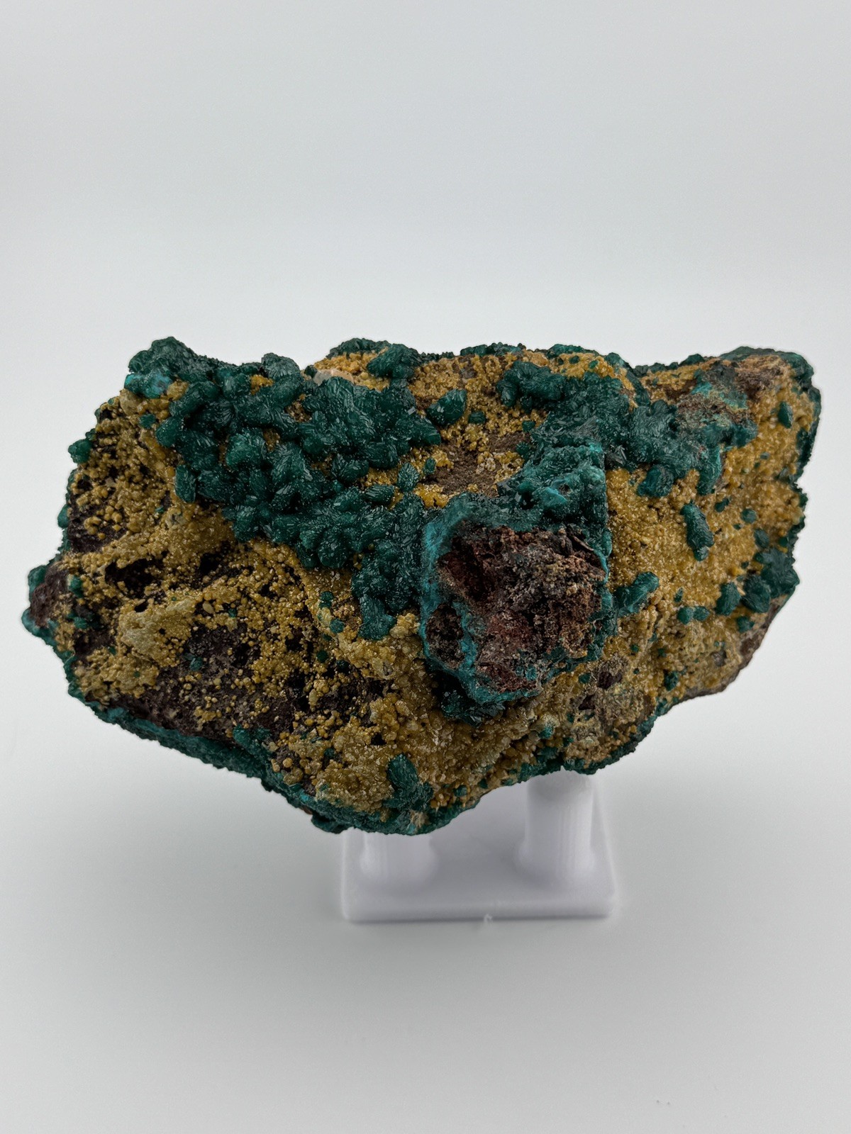 Dioptase, Wulfenite, Mimetite - Republic of the Congo
