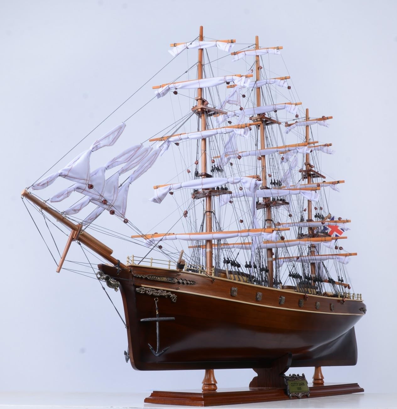 Wooden Sailing Ship Model Cutty Sark 86cm (34in) Japanese Interior Decor