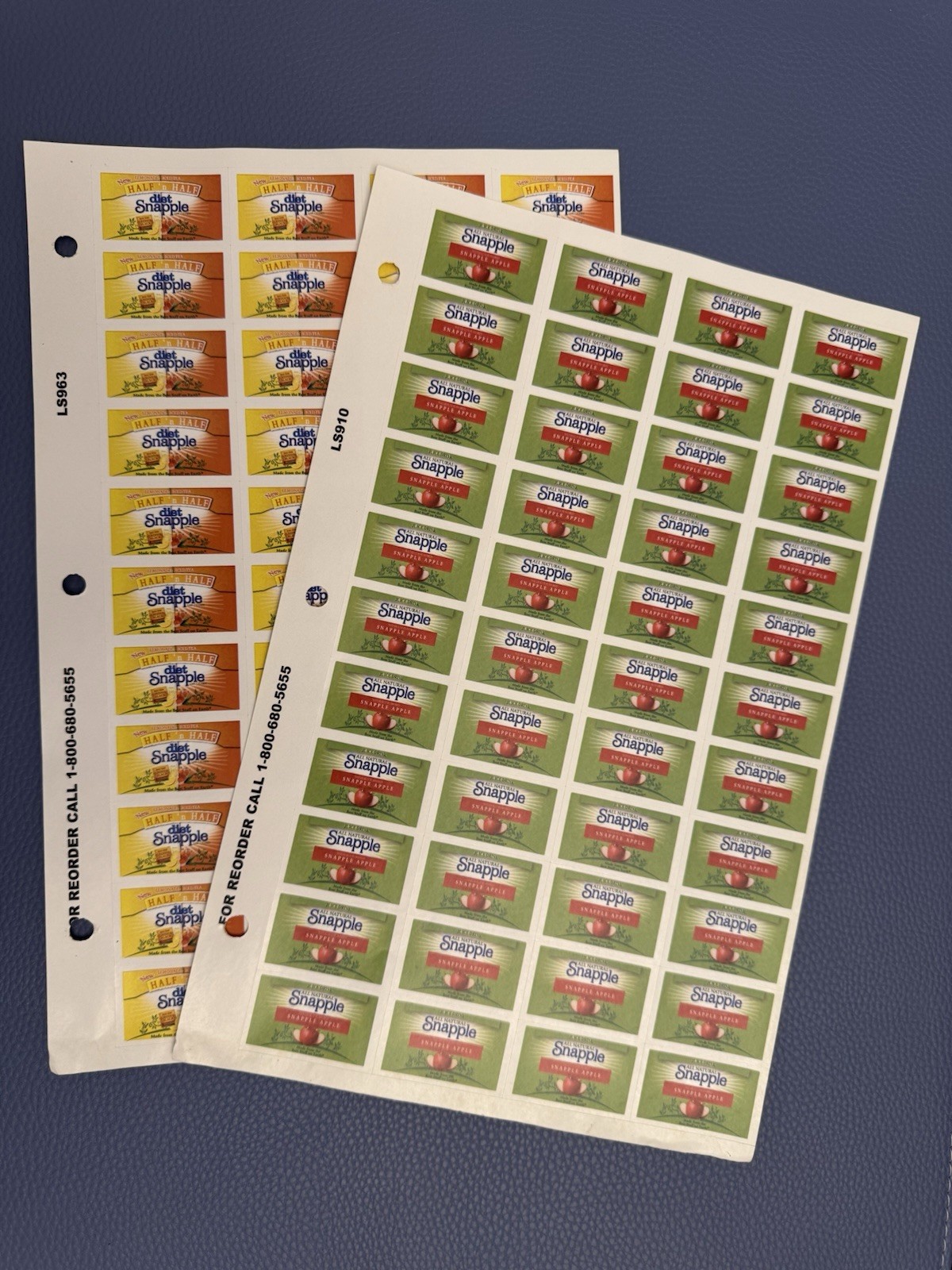 88 SNAPPLE Apple Lemonade Vendor Retail Store Shelf Display Small Sticker 2 Page 88 SNAPPLE Apple Lemonade Vendor Retail Store Shelf Display Small Sticker 2 Page