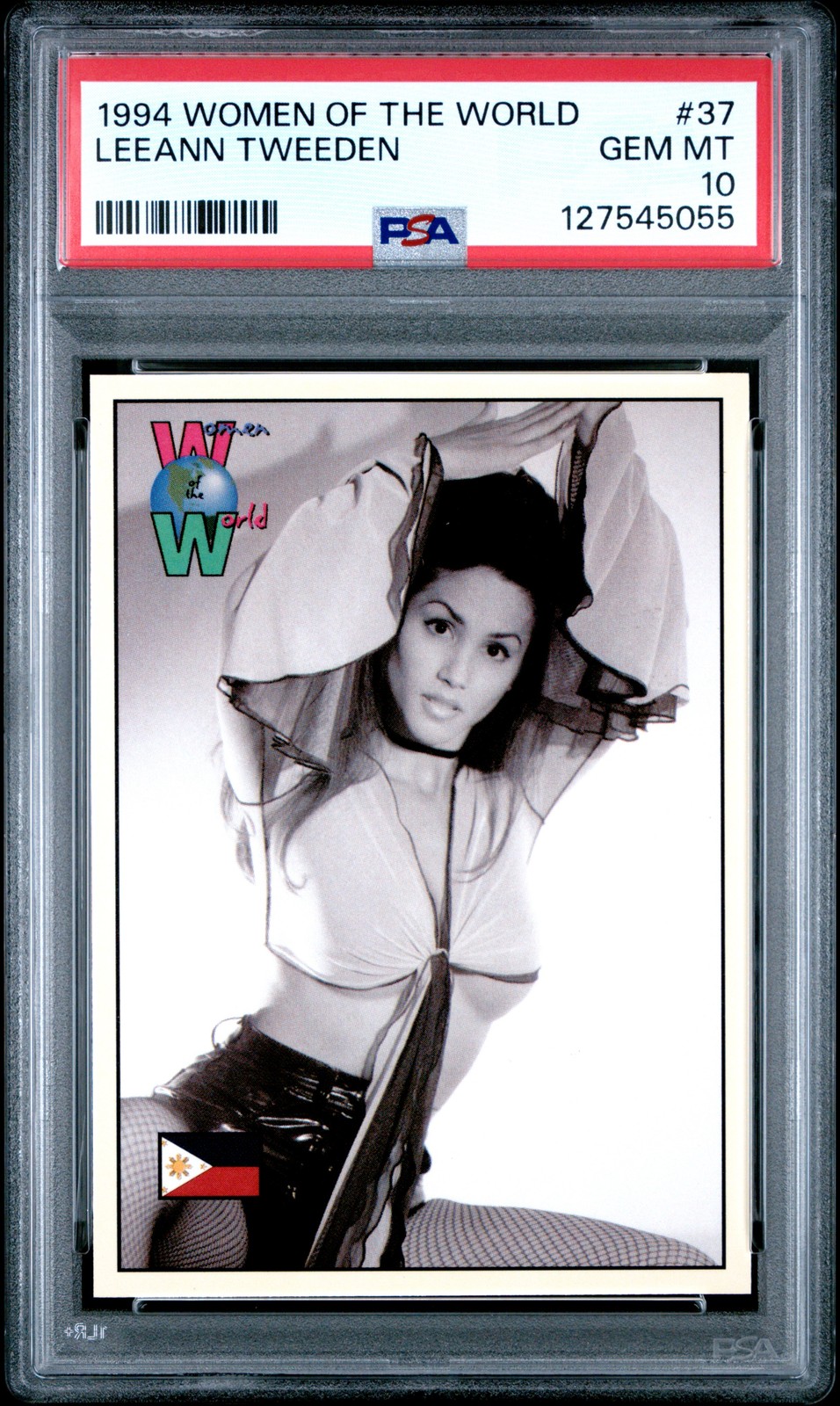 1994 WOMEN OF THE WORLD #37 LEEANN TWEEDEN PSA 10 1994 WOMEN OF THE WORLD #37 LEEANN TWEEDEN PSA 10