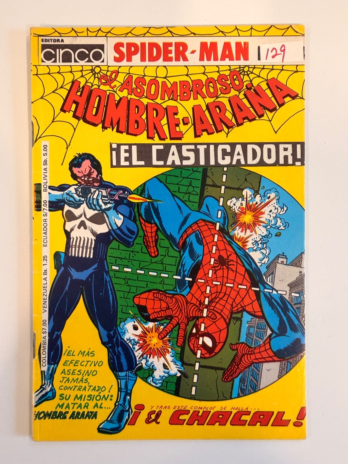 Amazing Spider-Man 97-144 - 1st Punisher 129 Columbia el Asombroso Hombre-Arana Amazing Spider-Man 97-144 - 1st Punisher 129 Columbia el Asombroso Hombre-Arana
