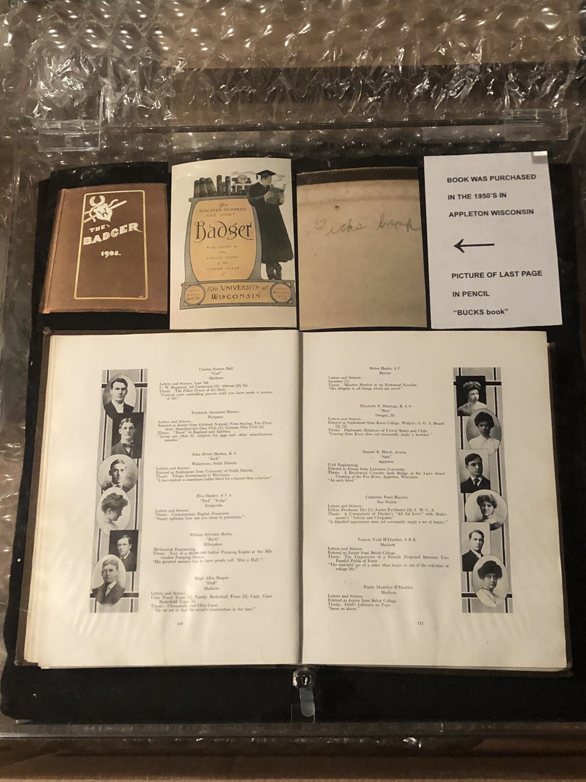 Harley Davidson William Sylvester Harley Senior Class College Yearbook