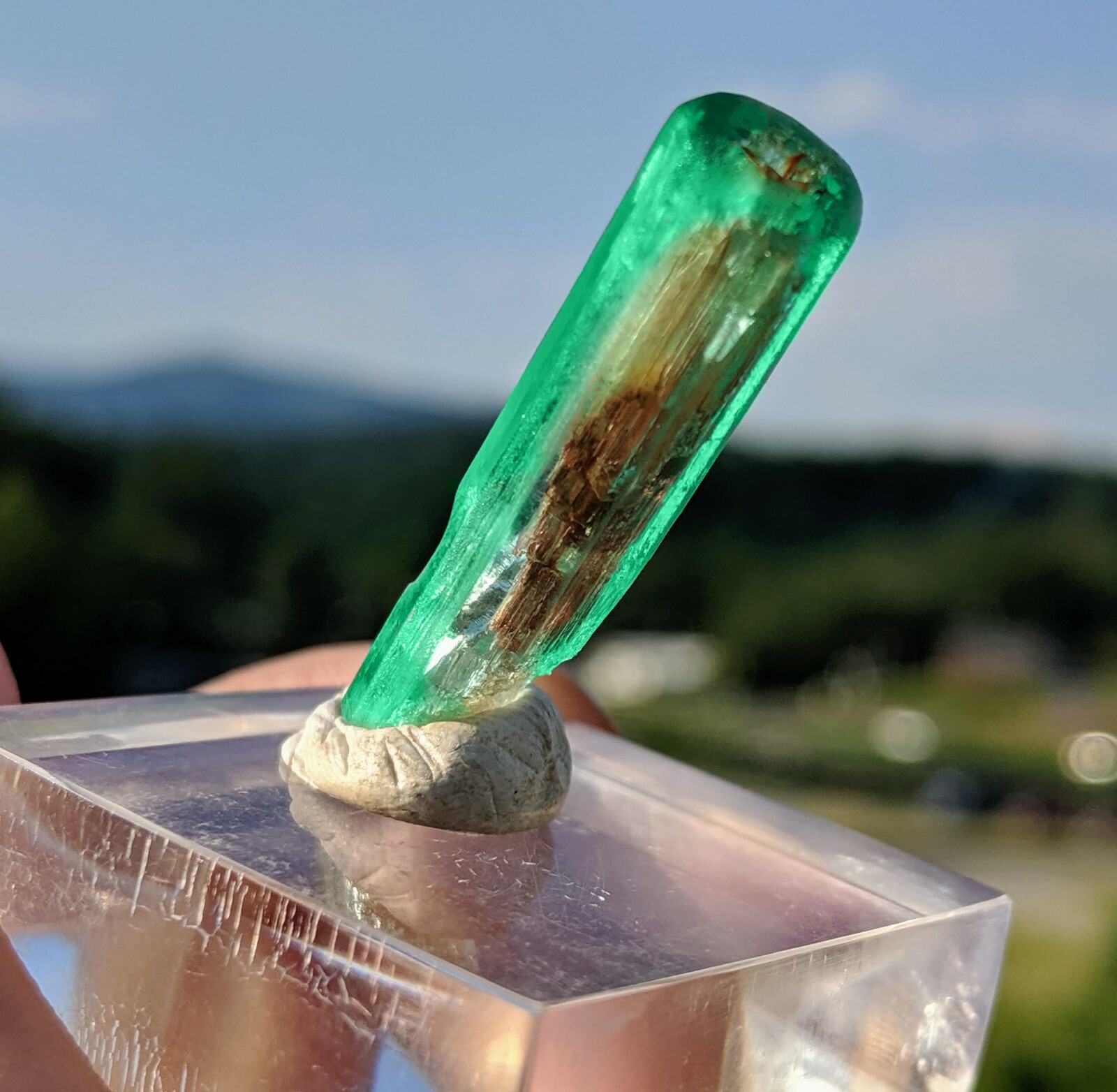 NEW DISCOVERY RARE Museum Quality American Emerald 20ct Amazing NC Crystal NEW DISCOVERY RARE Museum Quality American Emerald 20ct Amazing NC Crystal