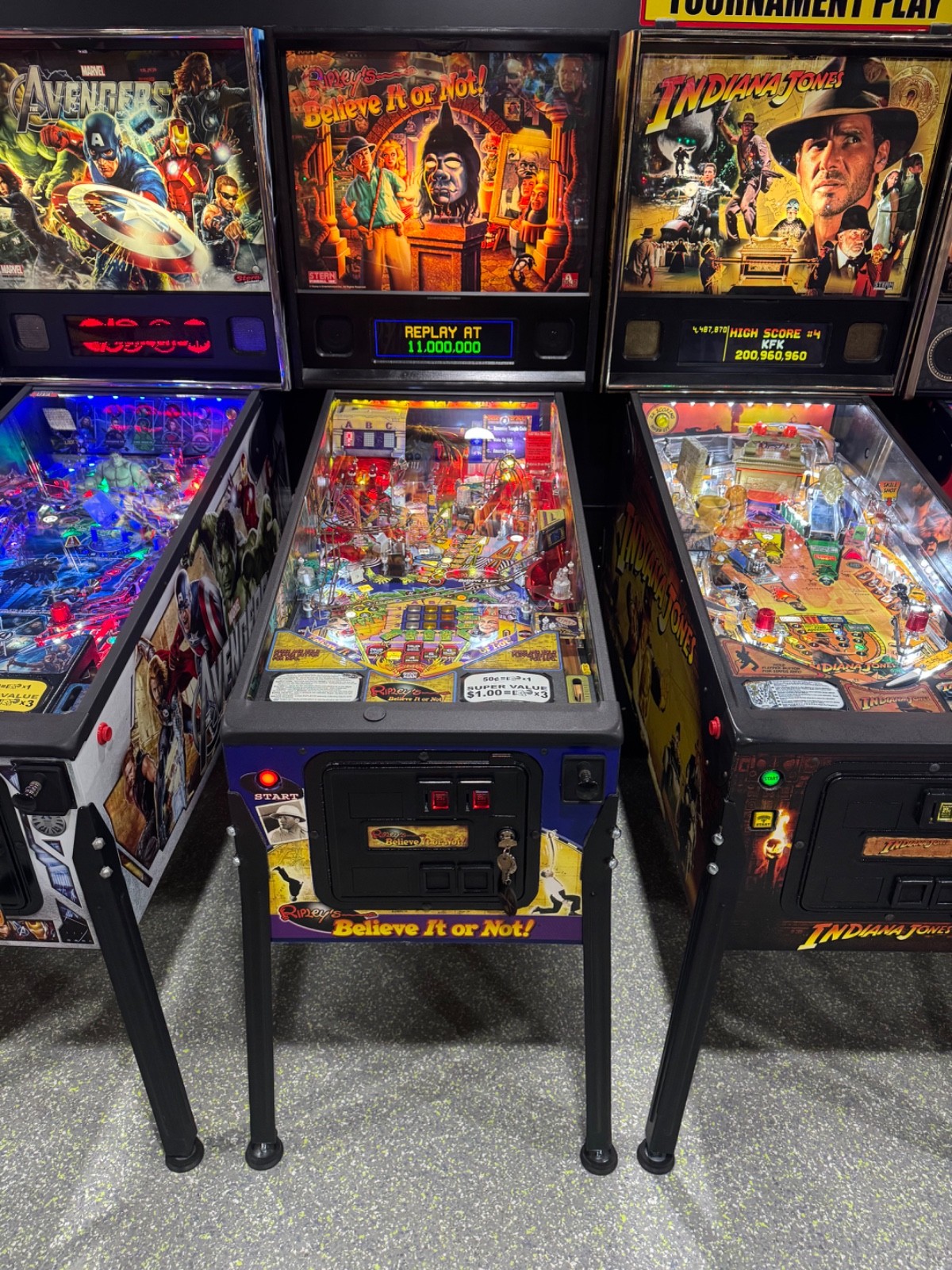 Ripleys Believe It or Not Pinball Machine Stern Orange County Pinballs 