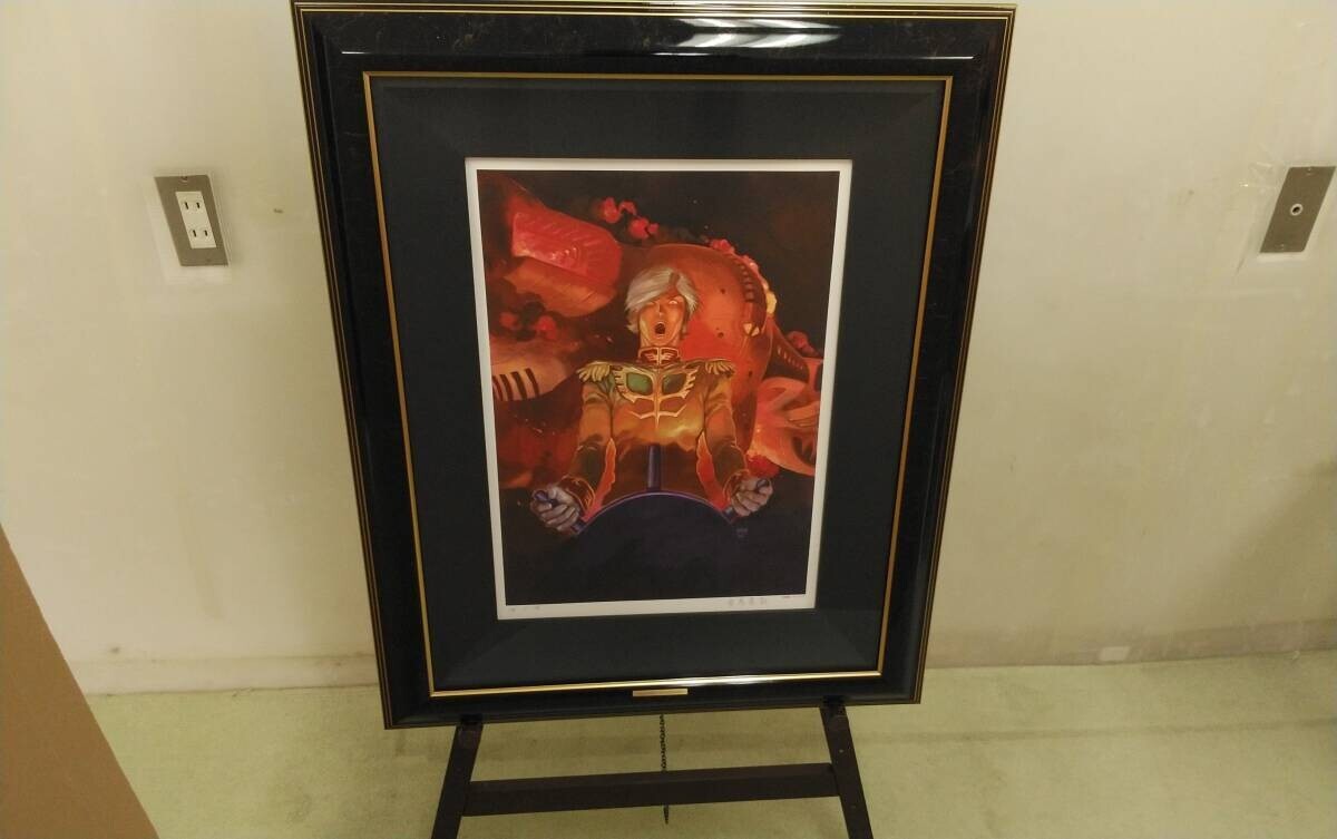 Garma 10/10 Yoshikazu Yasuhiko autographed giclee print Gundam Zeon i14 Garma 10/10 Yoshikazu Yasuhiko autographed giclee print Gundam Zeon i14