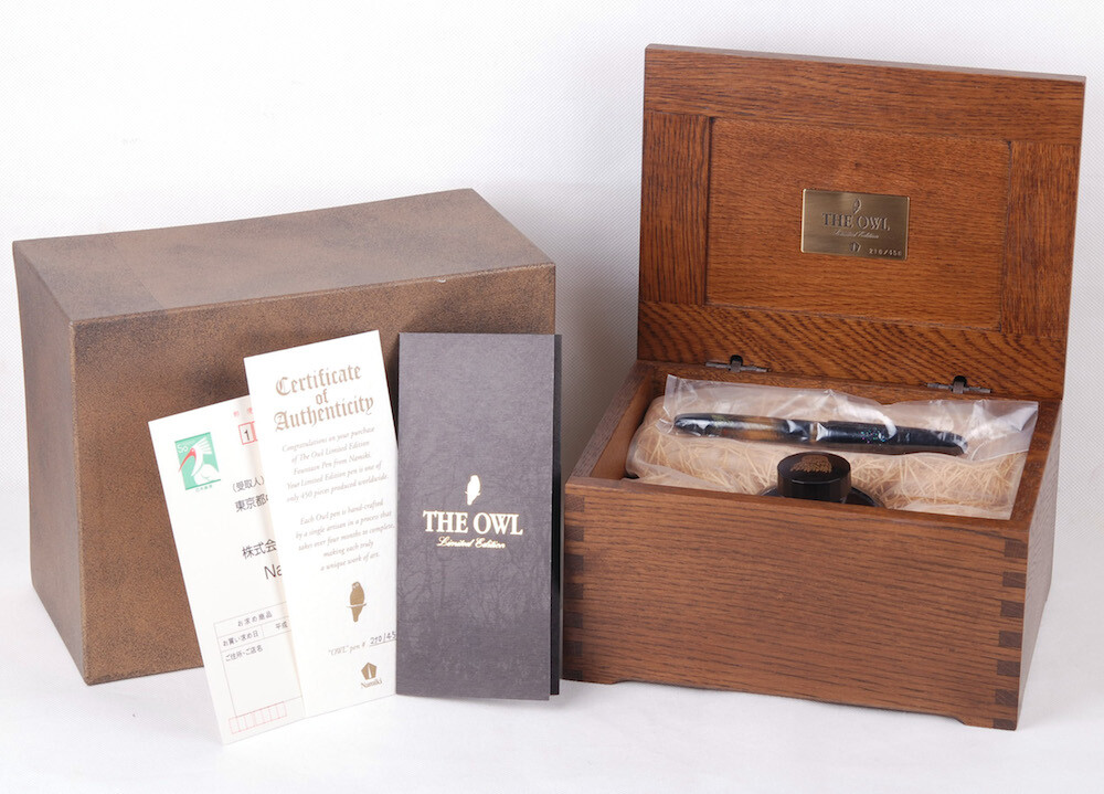 PILOT Namiki Yukari 2002 Limited Edition Owl Maki-E Fountain Pen Full Set In Box PILOT Namiki Yukari 2002 Limited Edition Owl Maki-E Fountain Pen Full Set In Box