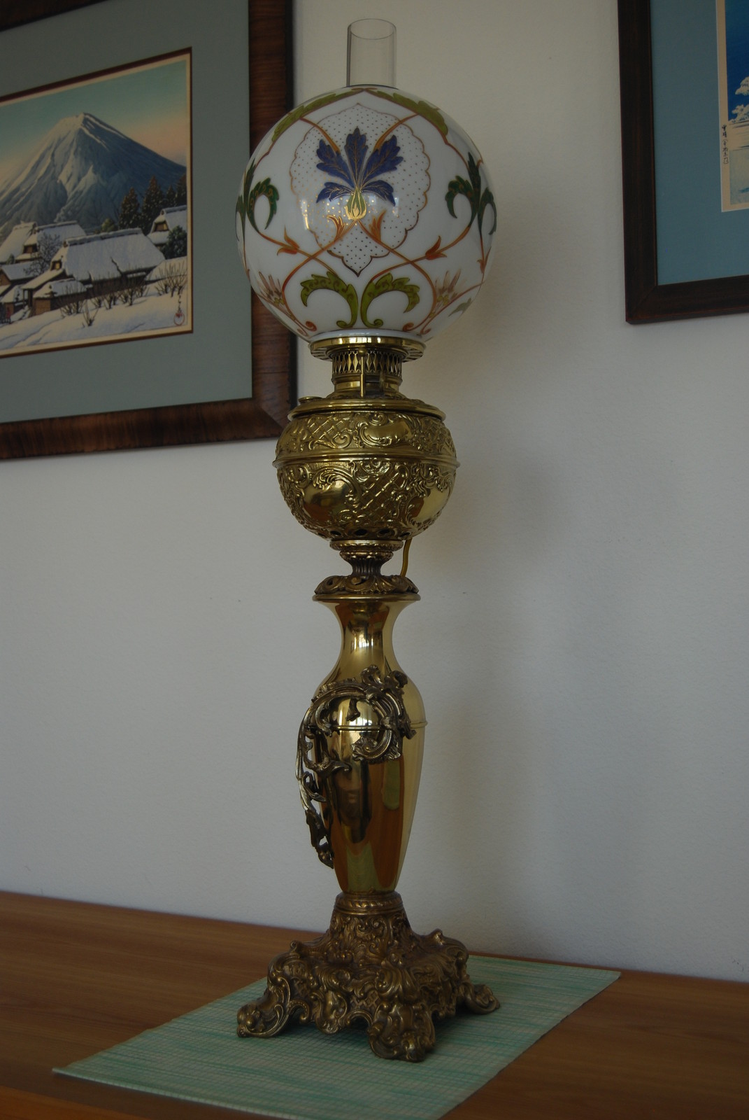  GWTW ANTIQUE VICTORIAN OIL KEROSENE OLD BANQUET PARLOR GONE WITH THE WIND LAMP 