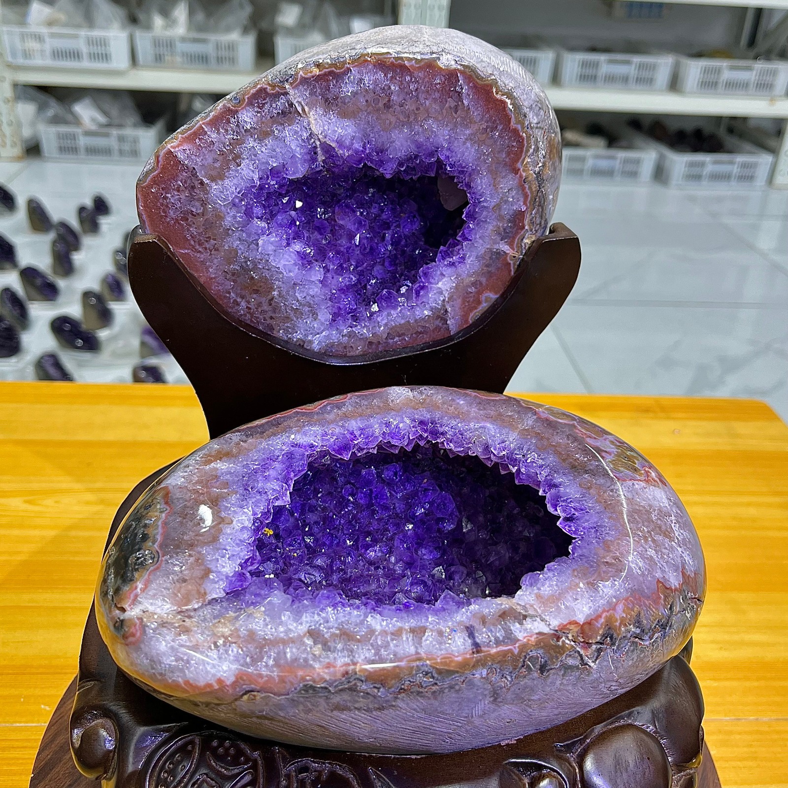 13.02LB The natural amethyst cave treasure trove symbolizes wealth 13.02LB The natural amethyst cave treasure trove symbolizes wealth