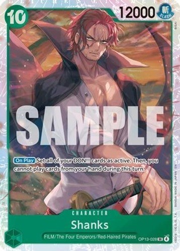 One Piece Carrying on his Will OP13 MINT One Piece Carrying on his Will OP13 MINT