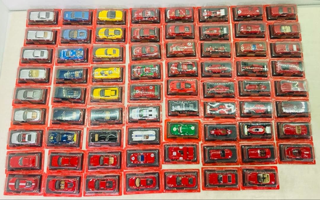 Large Collection Of 71 Cars Hachette Ferrari Mini Car 1/43 Supercar Collection F Large Collection Of 71 Cars Hachette Ferrari Mini Car 1/43 Supercar Collection F