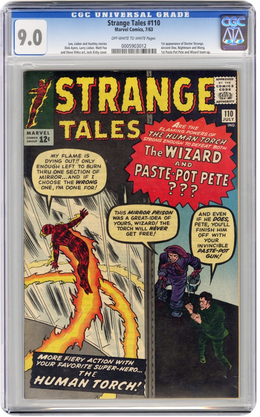Marvel - STRANGE TALES (1951-76) #110 - Grade 9.0 - Comic Book