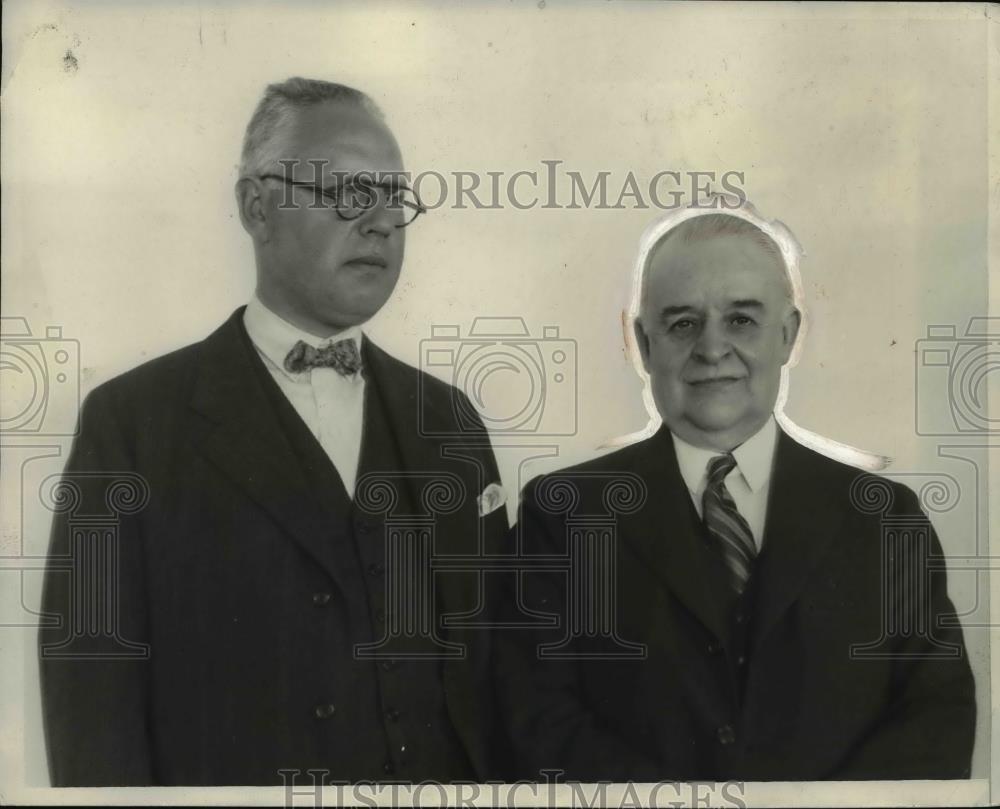 1928 Press Photo A F Lichtenstein, Chas Phillips - nee50543