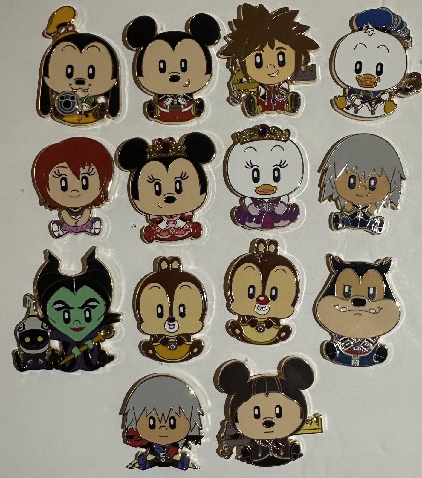 Disney D23 WDI MOG Kingdom Hearts Adorbs COMPLETE SET of 14 LE Pins w/ Chasers Disney D23 WDI MOG Kingdom Hearts Adorbs COMPLETE SET of 14 LE Pins w/ Chasers