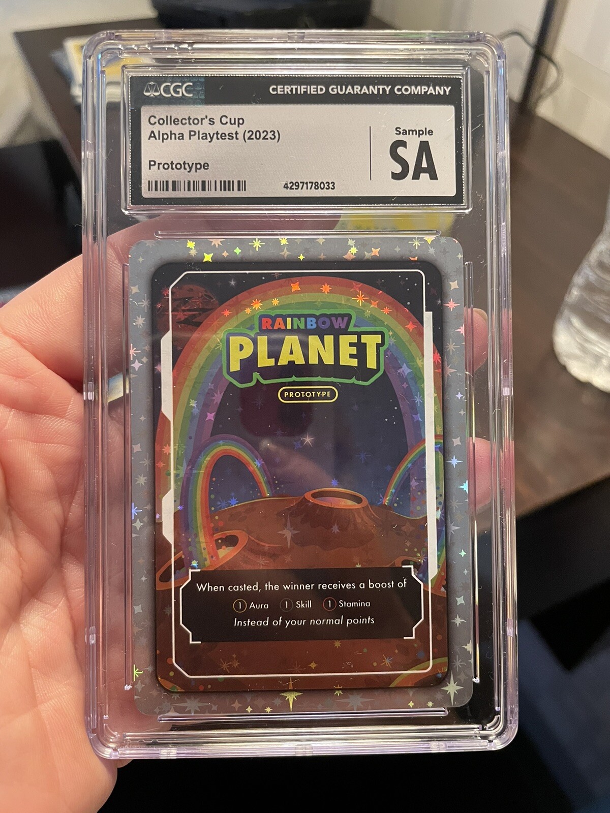 2023 VeeFriends C&C RAINBOW PLANET + Auto Sticker Super Ultra RARE Gary V.