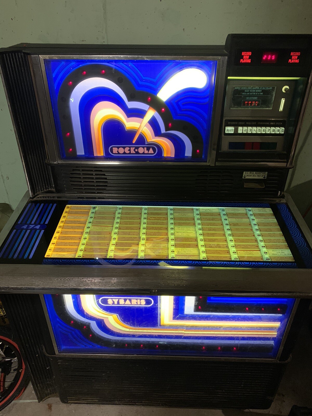 Rockola 474 Rare Jukebox Plays 45’s