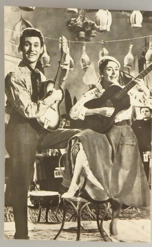 Photo Autograph Card Caterina Valente and Silvio Francesco (144506) Photo Autograph Card Caterina Valente and Silvio Francesco (144506)