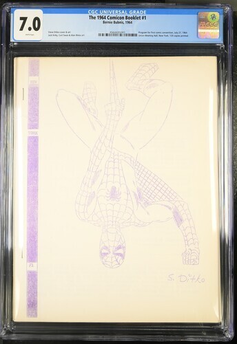 The 1964 Comicon Booklet ~ CGC 7.0 Program for World’s 1st Comicbook Convention