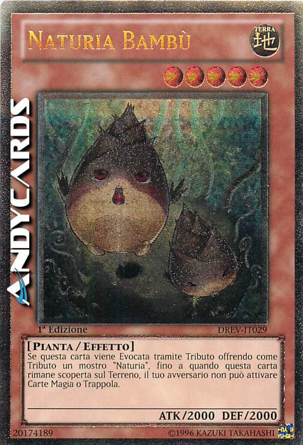 1st Ed. ☻ Naturia Bamboo ☻ Ultimate ☻ DREV IT029 ☻ YUGIOH ANDYCARDS 1st Ed. ☻ Naturia Bamboo ☻ Ultimate ☻ DREV IT029 ☻ YUGIOH ANDYCARDS