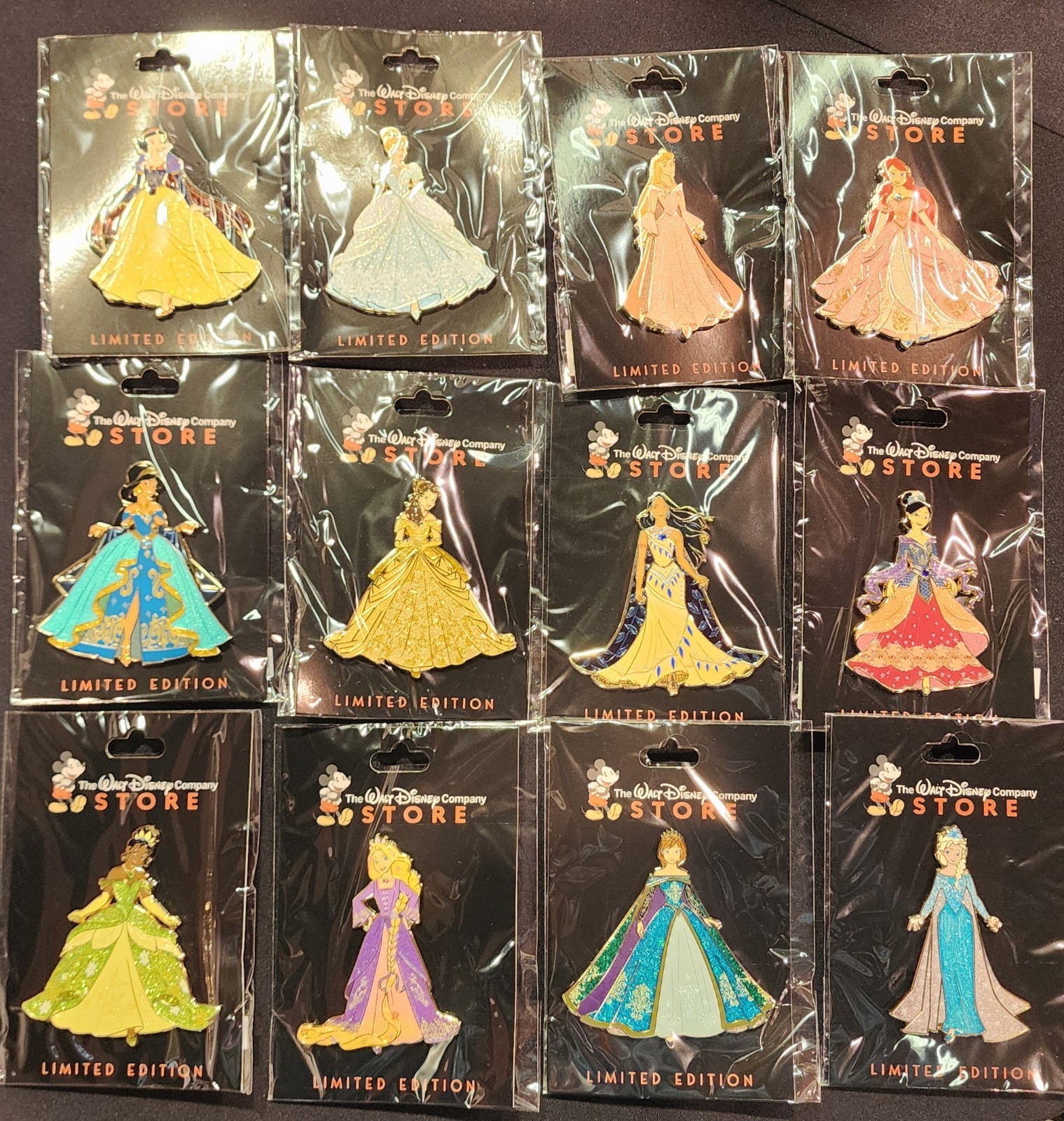 Disney D23 2026 COMPLETE Enchanted Gowns Pin, LE 400, DEC TWDC Store (12 PINS) Disney D23 2026 COMPLETE Enchanted Gowns Pin, LE 400, DEC TWDC Store (12 PINS)