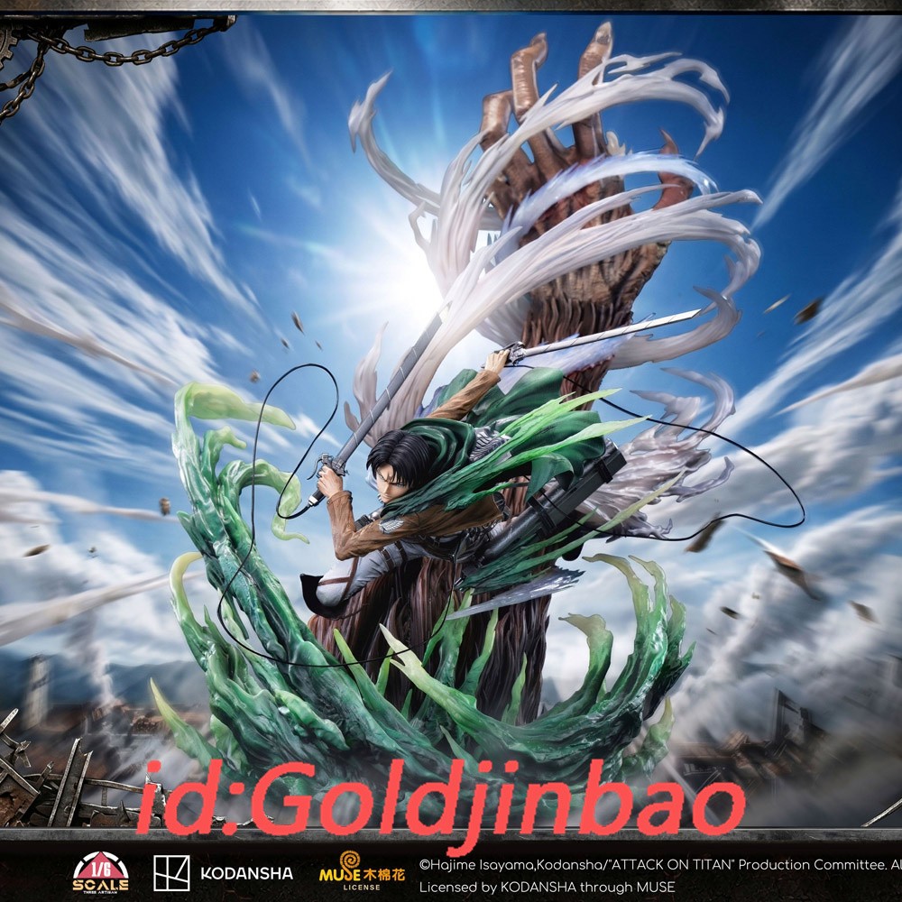 TA ThreeArtisan Attack On Titan Levi Ackerman Resin Figure Pre-order H50cm 1/6 TA ThreeArtisan Attack On Titan Levi Ackerman Resin Figure Pre-order H50cm 1/6