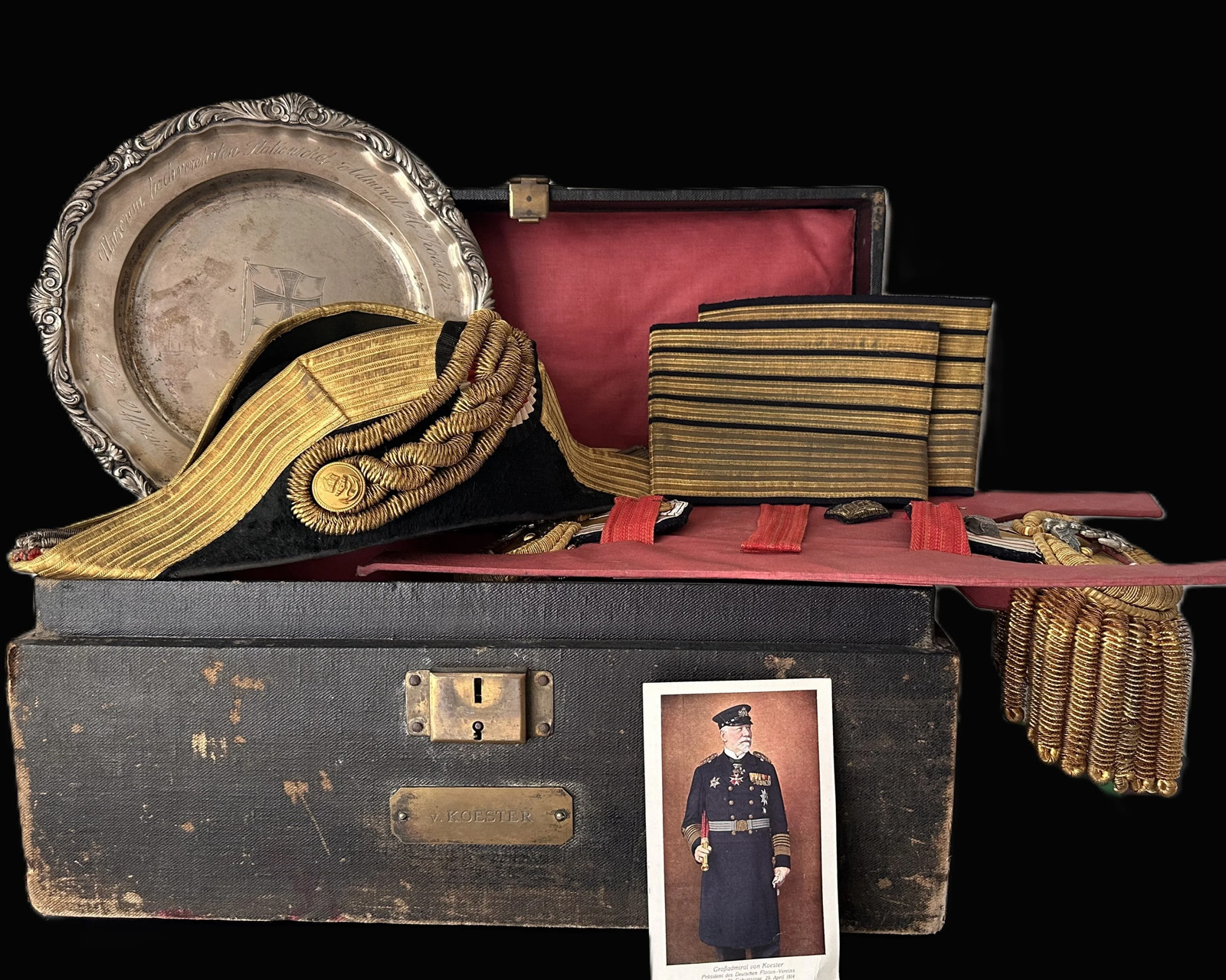 Imperial German Navy Großadmiral Hans von Koester’s Personal Grouping Imperial German Navy Großadmiral Hans von Koester’s Personal Grouping