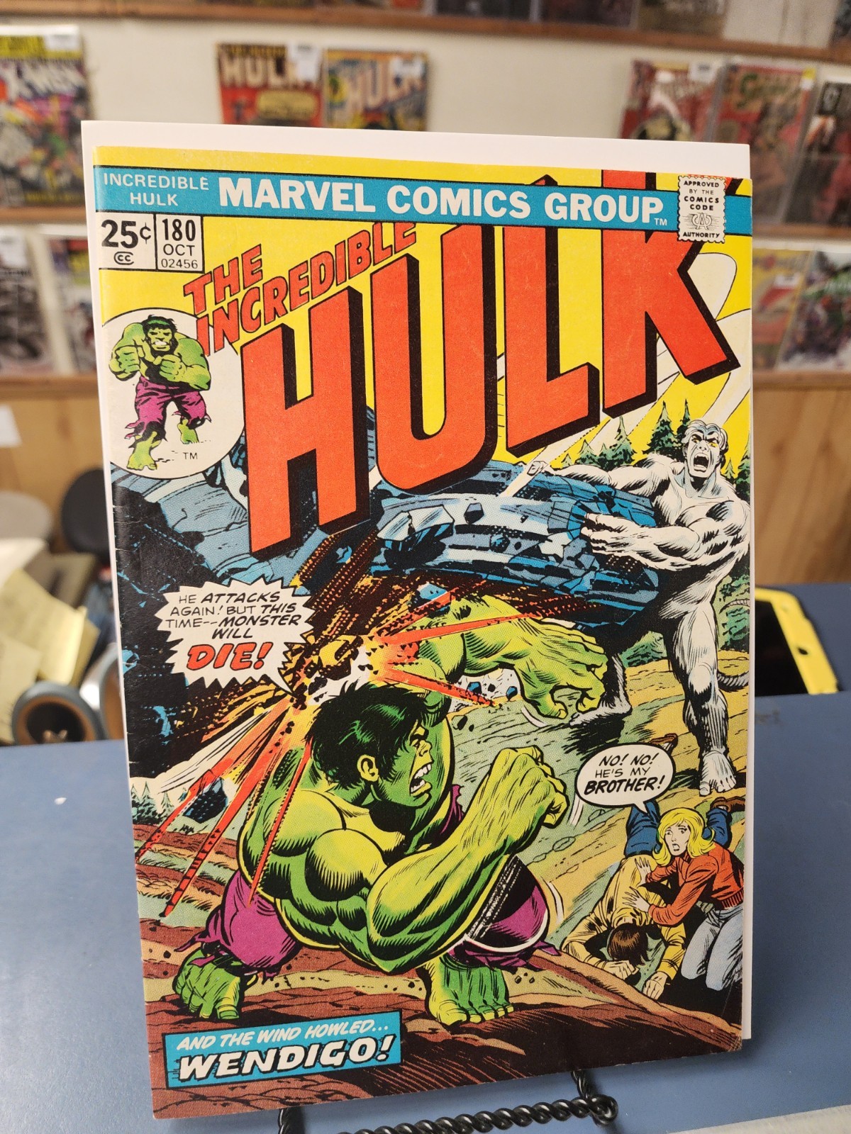 Incredible Hulk #180. Beautiful Raw Copy Incredible Hulk #180. Beautiful Raw Copy