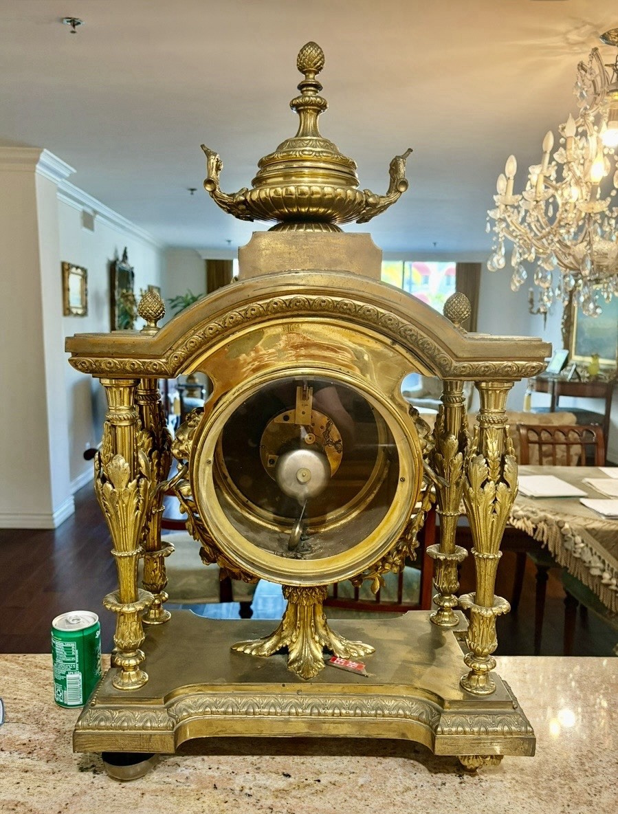 Massive Antique Clock And Matching Candelabra’s Royalty Collectors Museum Paris Massive Antique Clock And Matching Candelabra’s Royalty Collectors Museum Paris