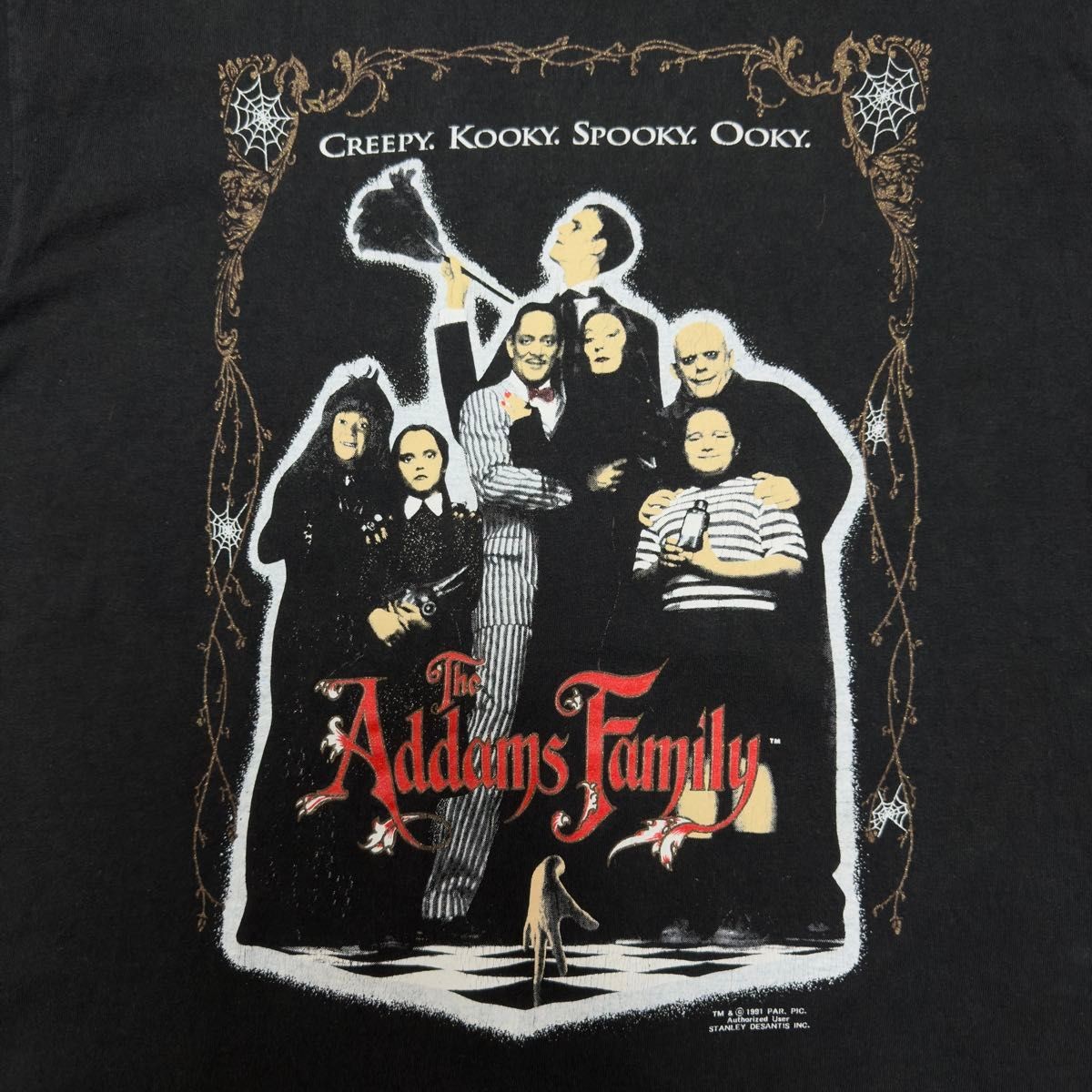 90S Vintage Movie Adams Family Black Xl T-Shirt