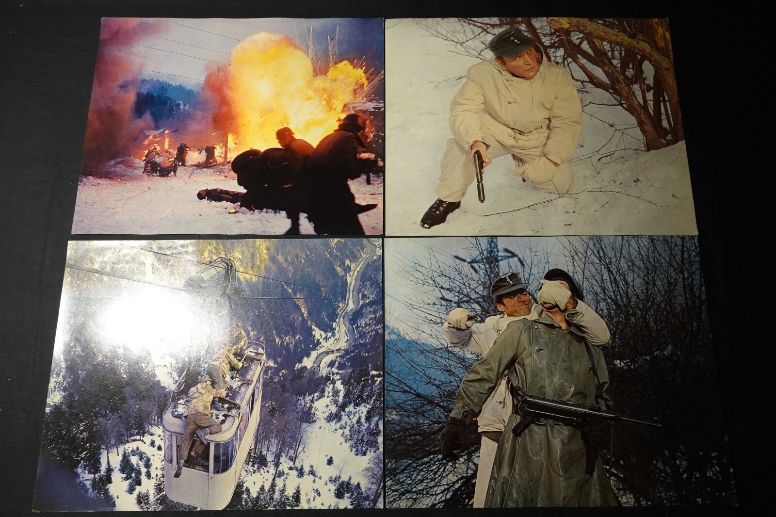 clint eastwood LES AIGLES ATTACK WHERE EAGLES DARE 8 photos prestige 51X41CM clint eastwood LES AIGLES ATTACK WHERE EAGLES DARE 8 photos prestige 51X41CM