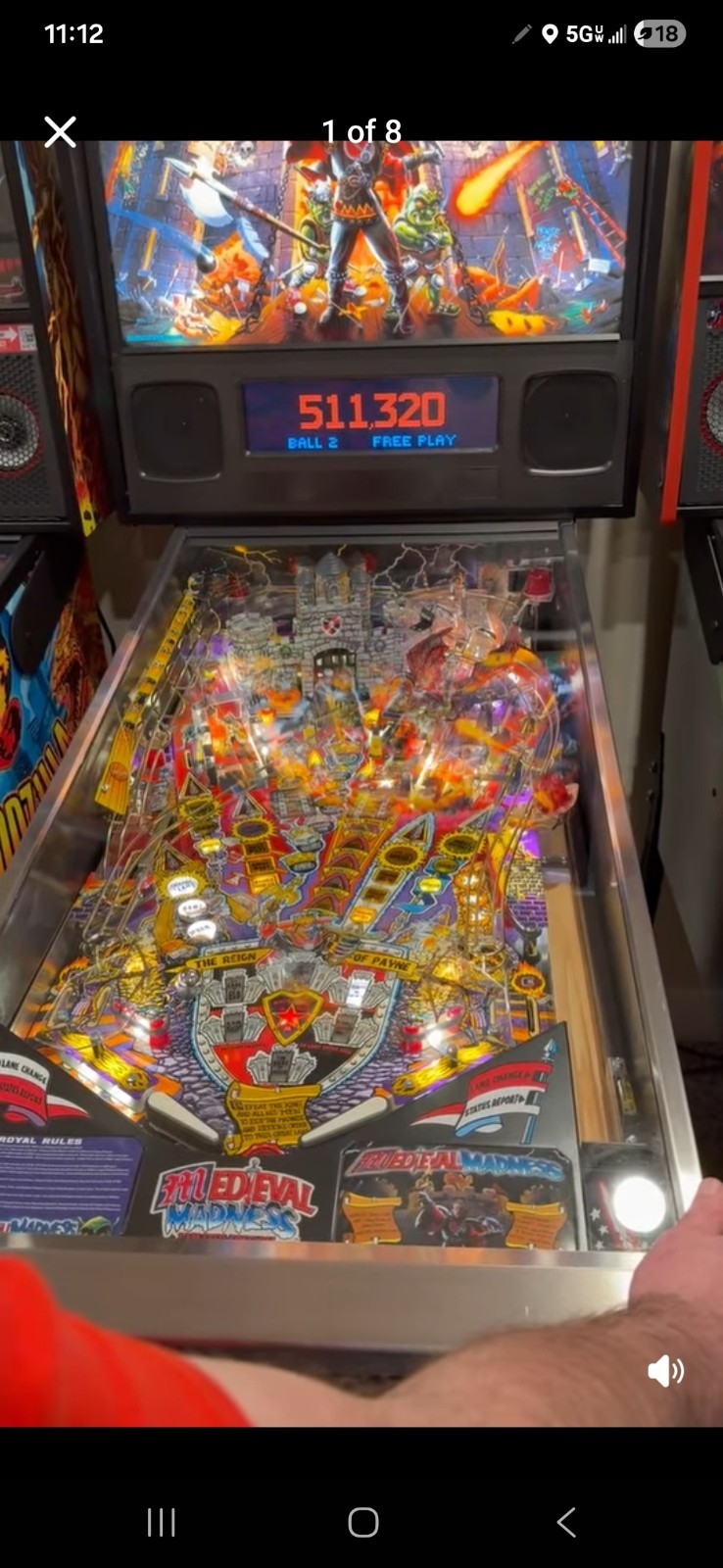 Chicago Gaming Company Medieval Madness Remake Limited Edition HD Color Display