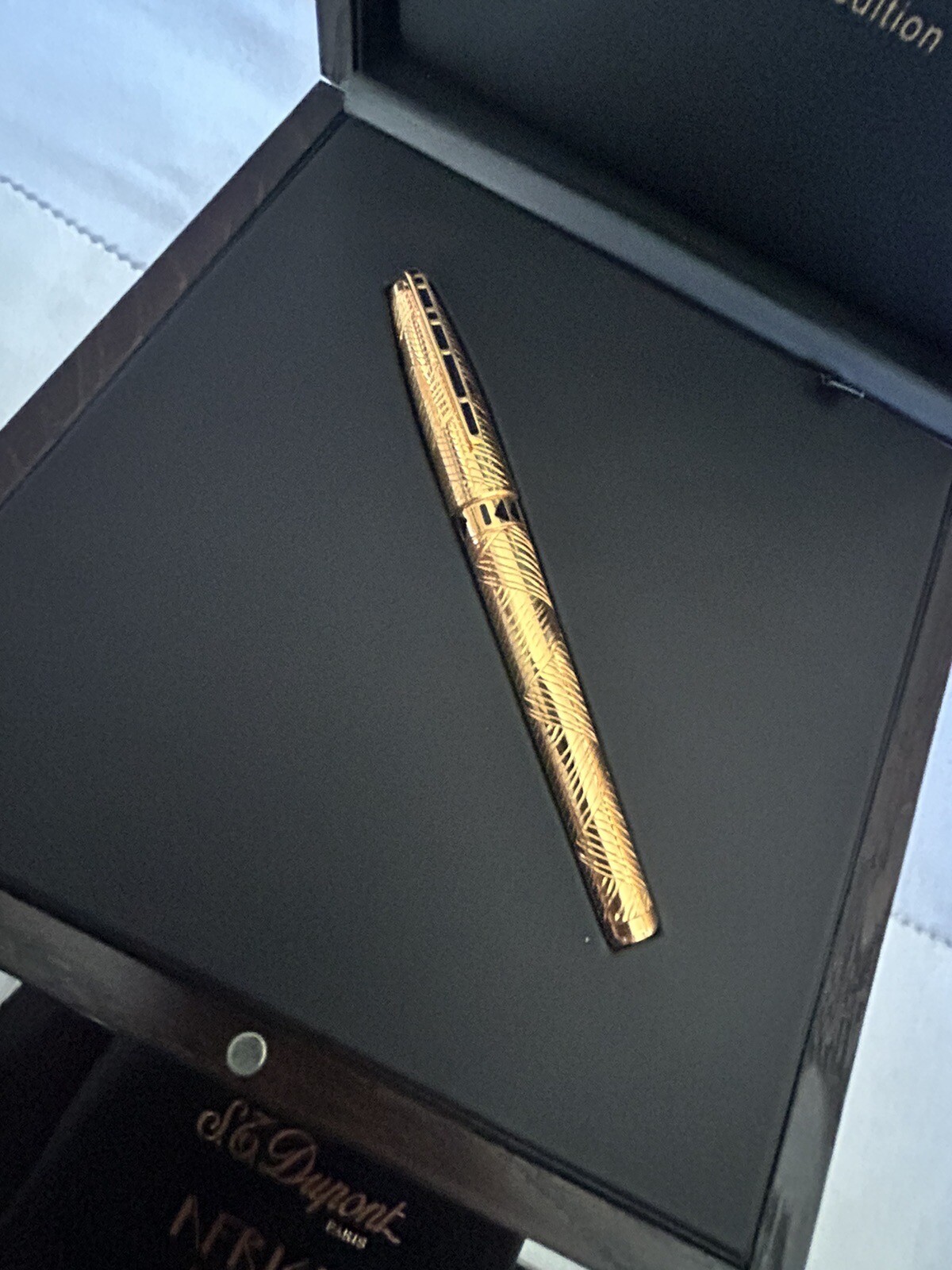 S.T DuPont Afrika Limited Edition (0192/1000) Fountain Pen, 18K M Nib-New