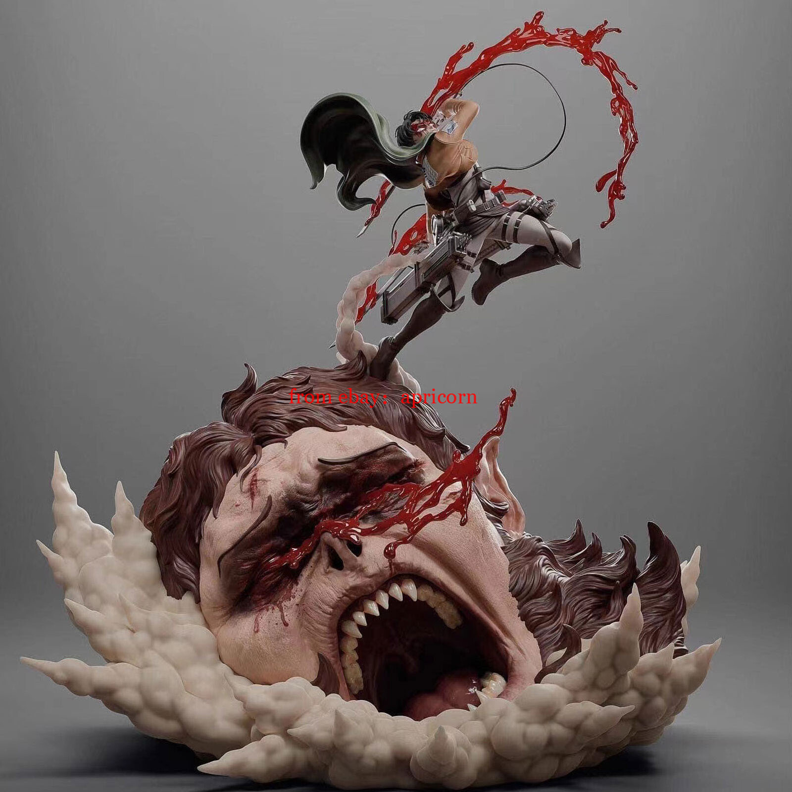 Pre Player 1 Studio Attack on Titan 1/6 Levi Ackerman VS Beast GK Resin Statue Pre Player 1 Studio Attack on Titan 1/6 Levi Ackerman VS Beast GK Resin Statue