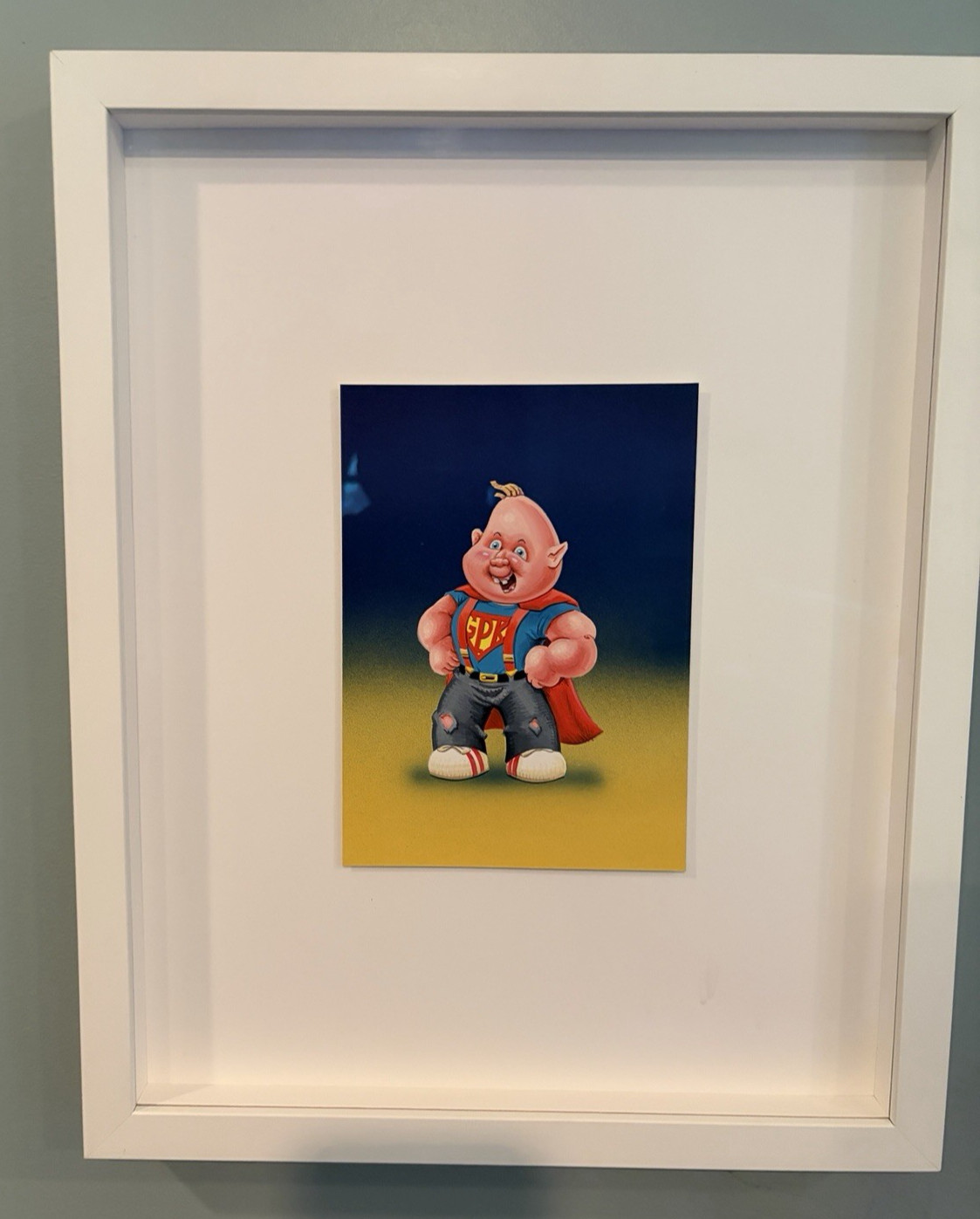 Rare 1/1 GPK Sloth The Goonies FINAL CARD ART Painting Garbage Pail Kids #20a b Rare 1/1 GPK Sloth The Goonies FINAL CARD ART Painting Garbage Pail Kids #20a b