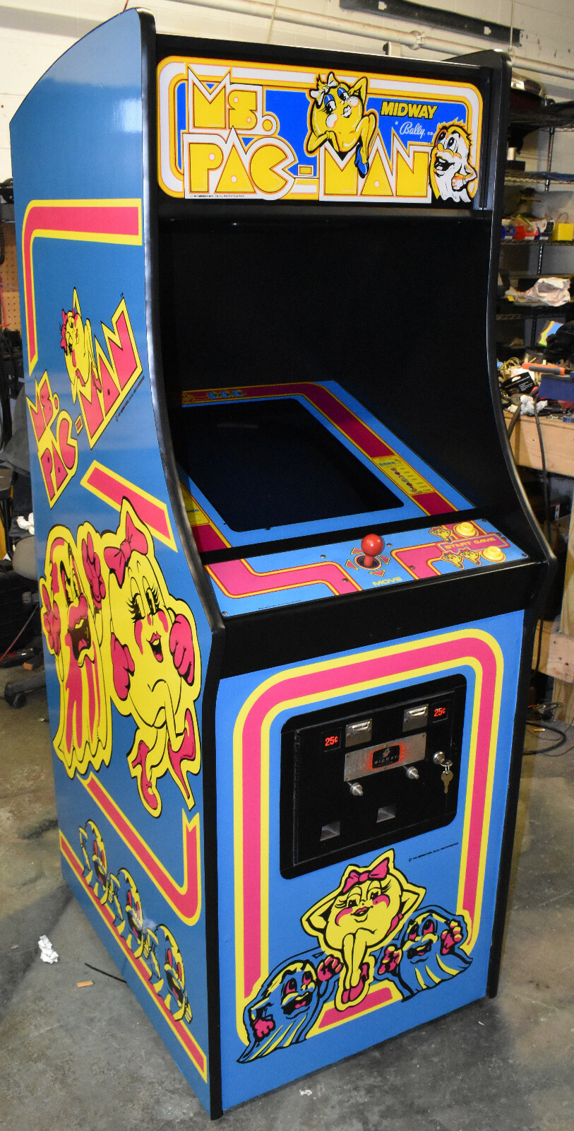 Ms PAC-MAN ARCADE MACHINE Ms PAC-MAN ARCADE MACHINE