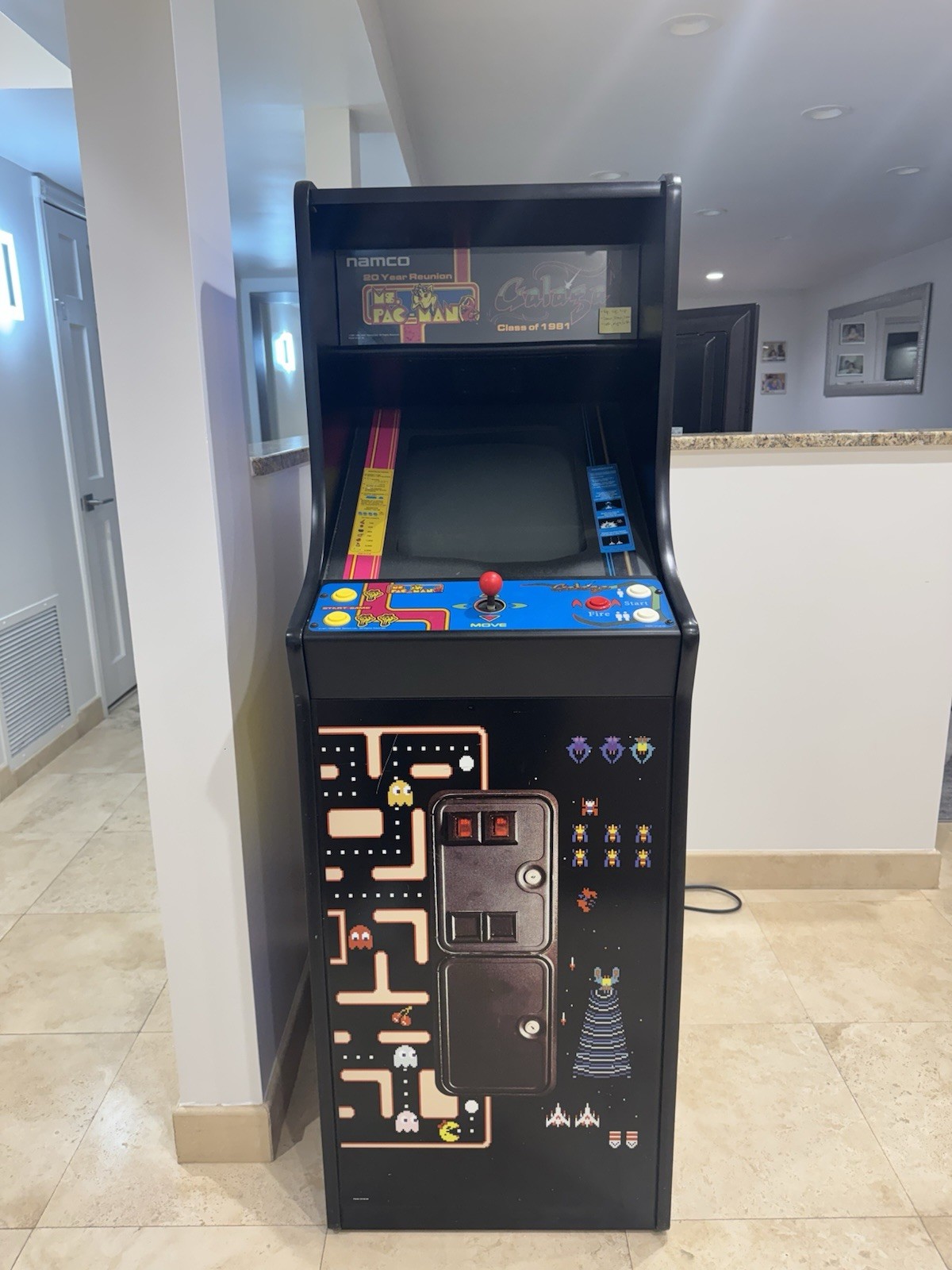 Original NAMCO 20 YEAR REUNION MS PACMAN GALAGA CLASS OF 1981 Original NAMCO 20 YEAR REUNION MS PACMAN GALAGA CLASS OF 1981