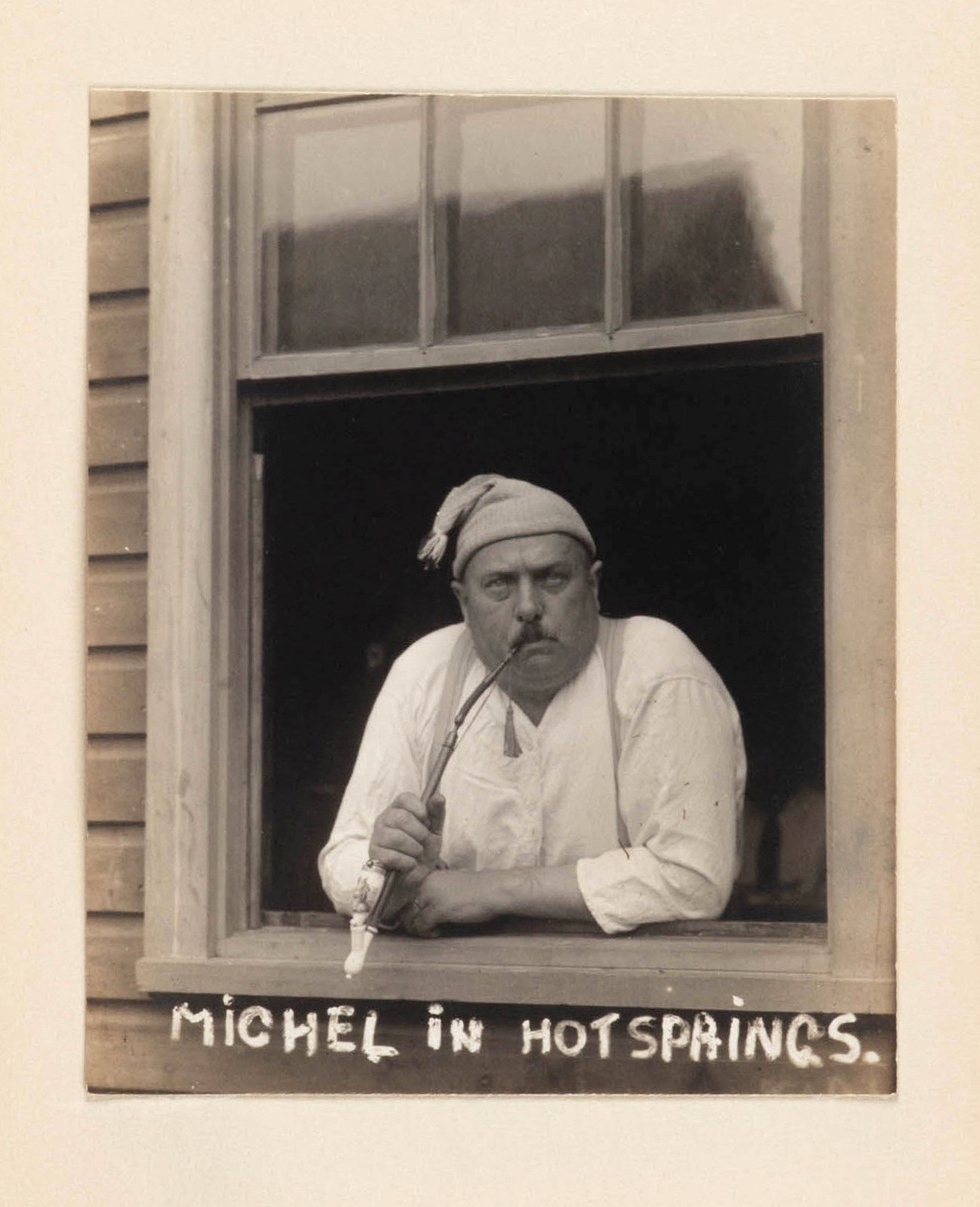 1916 PHOTO ALBUM WWI German Internment Camp in Hot Springs, North Carolina RARE